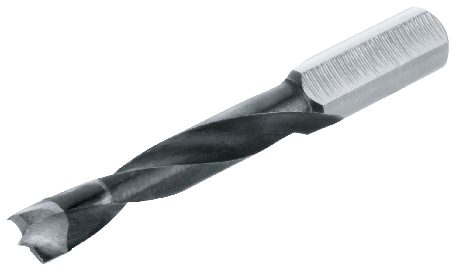 Wiertło, Ø 8 mm, prawe, L=77 mm, Do horyzontalnego wiercenia pod kołki, czarny