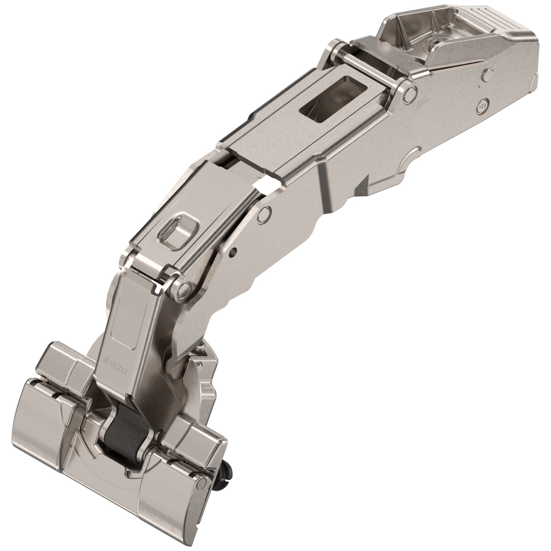 CLIP top zawias z szerokim kątem otw. 155°, Drzwi bliźniacze, bez sprężyny, puszka: INSERTA, niklowany