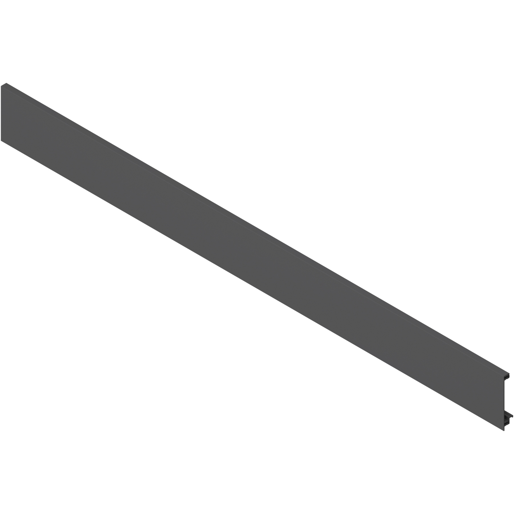 LEGRABOX front, do Szuflady wewnętrzne z relingiem poprzecznym, KB=1200 mm, do przycięcia, antracyt mat