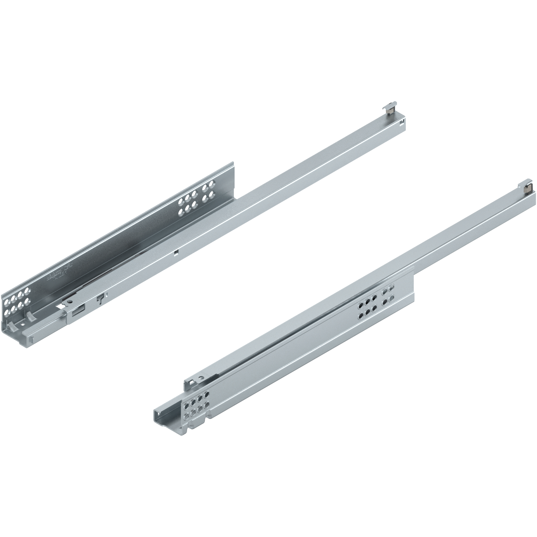 TANDEM BLUMOTION Częściowy wysuw, Prowadnica, 30 kg, dł.=500 mm, do Grubość płyty 17-19 mm, wymaga sprzęgła, lewa/prawa, cynkowana