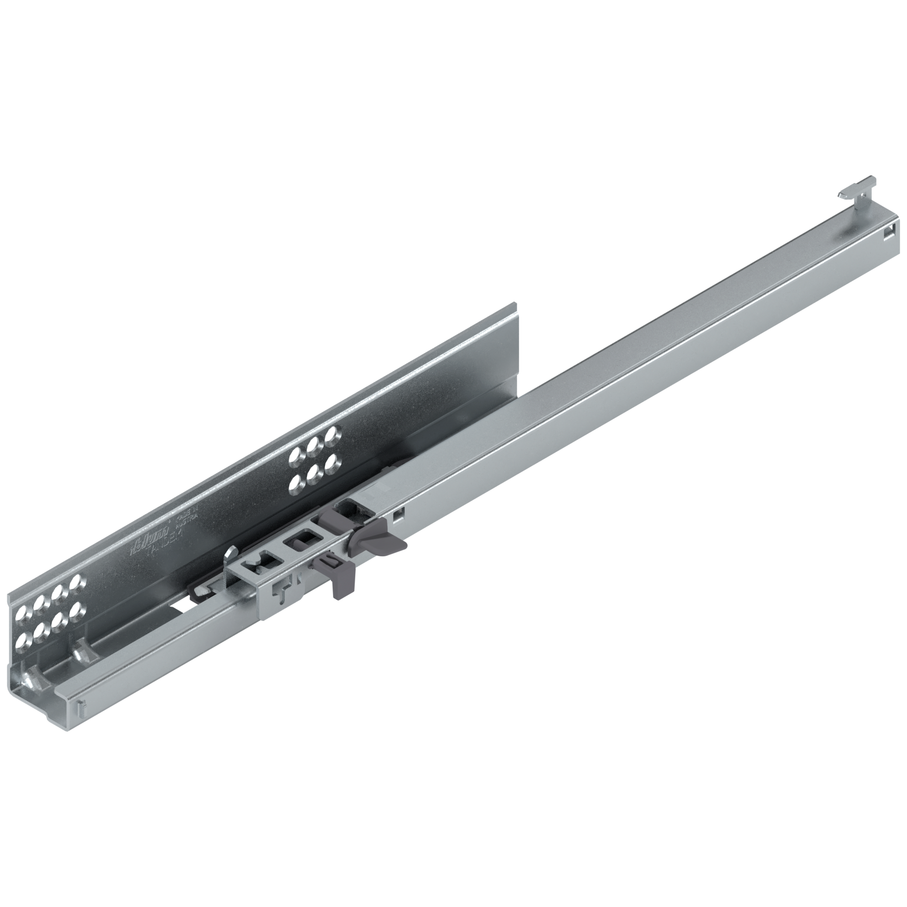 TANDEM BLUMOTION Częściowy wysuw, Prowadnica, 30 kg, dł.=410 mm, z bolcem mocującym, lewa, cynkowana