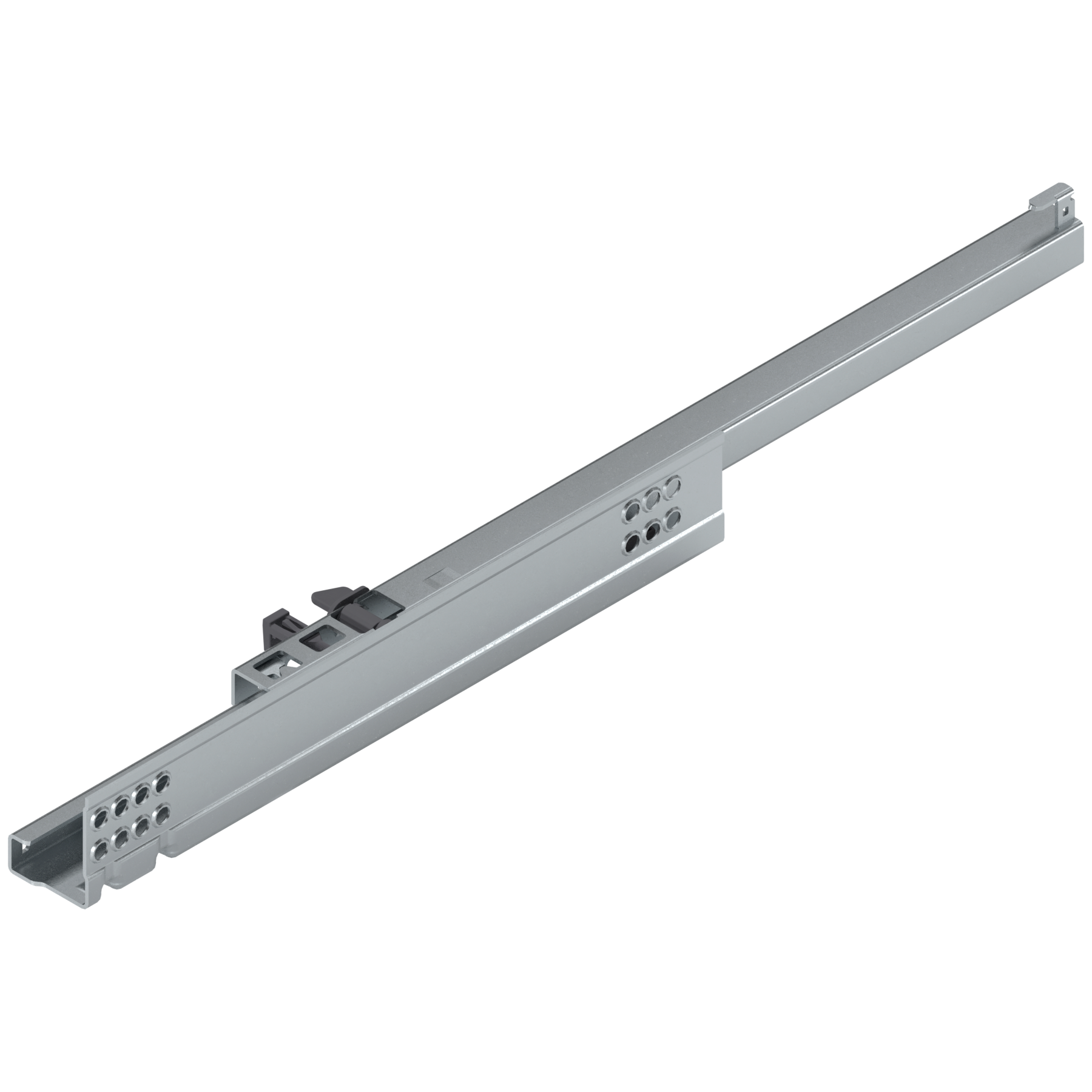 TANDEM BLUMOTION Częściowy wysuw, Prowadnica, 30 kg, dł.=460 mm, z bolcem mocującym, prawa, cynkowana