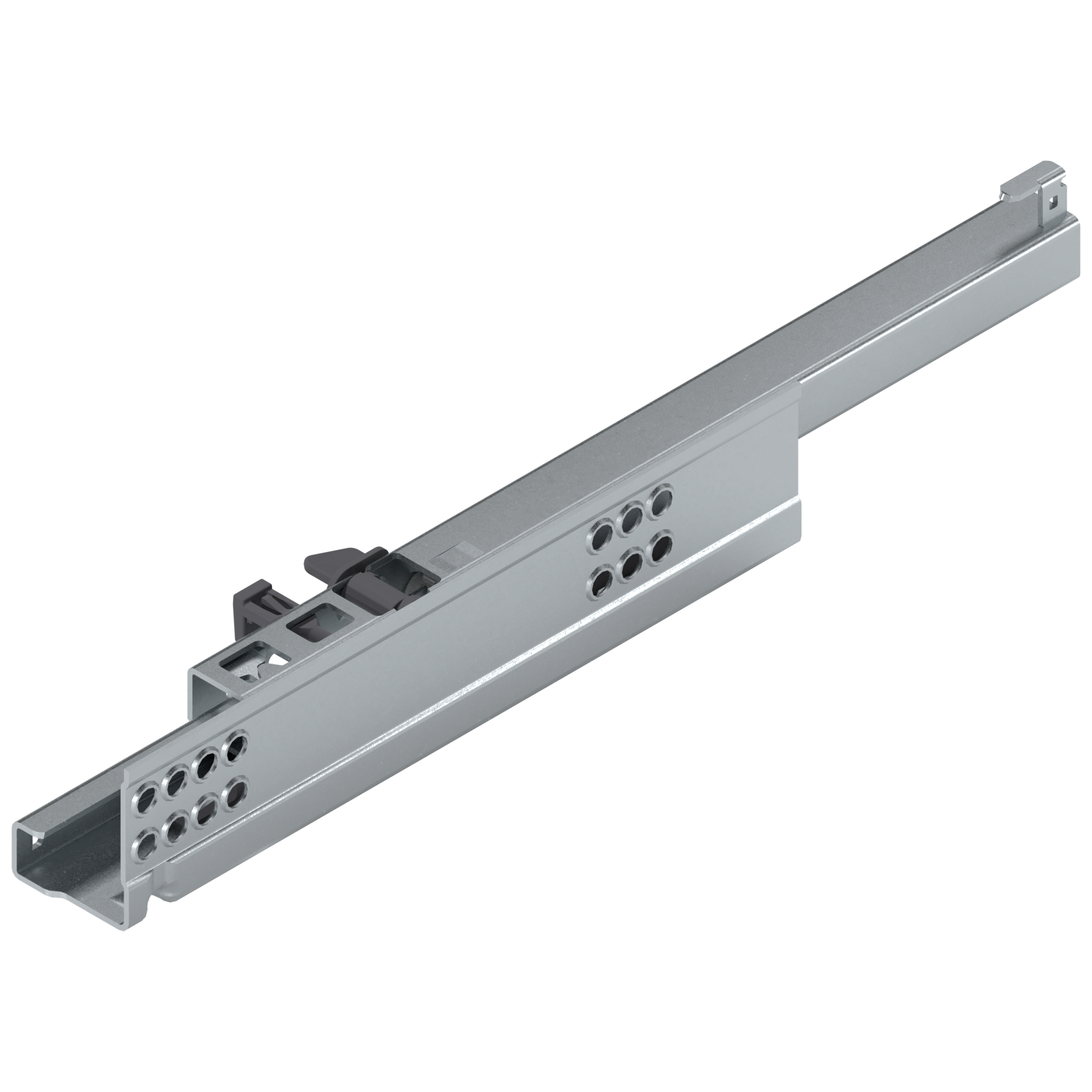 TANDEM BLUMOTION Częściowy wysuw, Prowadnica, 30 kg, dł.=310 mm, z bolcem mocującym, prawa, cynkowana