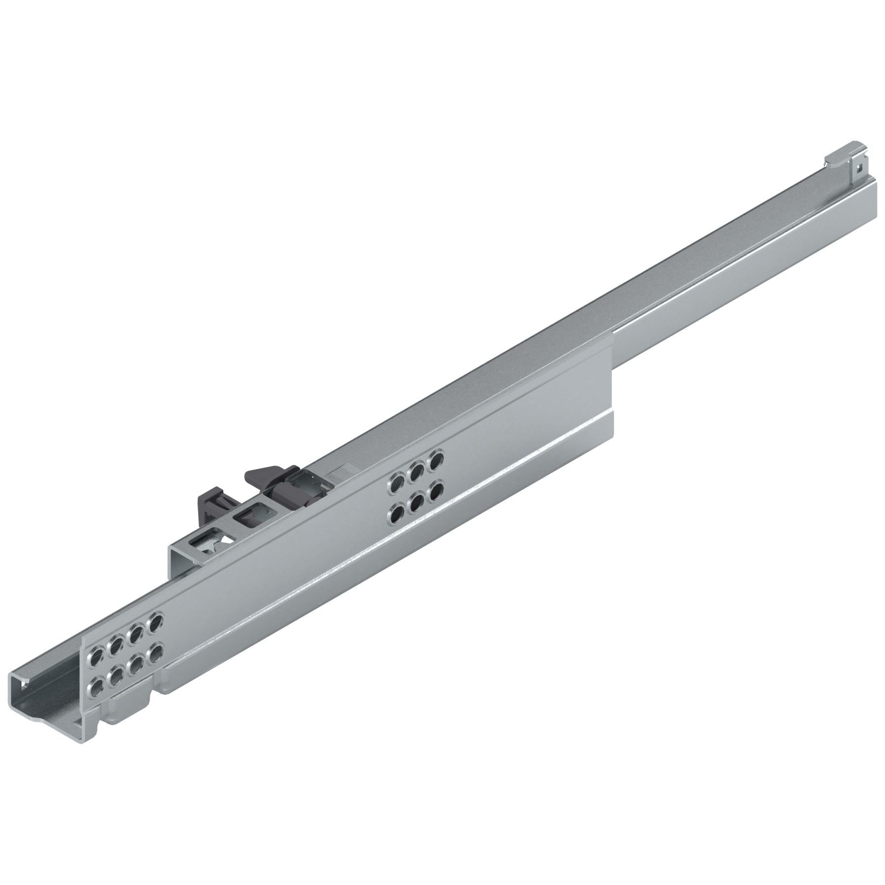 TANDEM BLUMOTION Częściowy wysuw, Prowadnica, 30 kg, dł.=385 mm, z bolcem mocującym, prawa, cynkowana