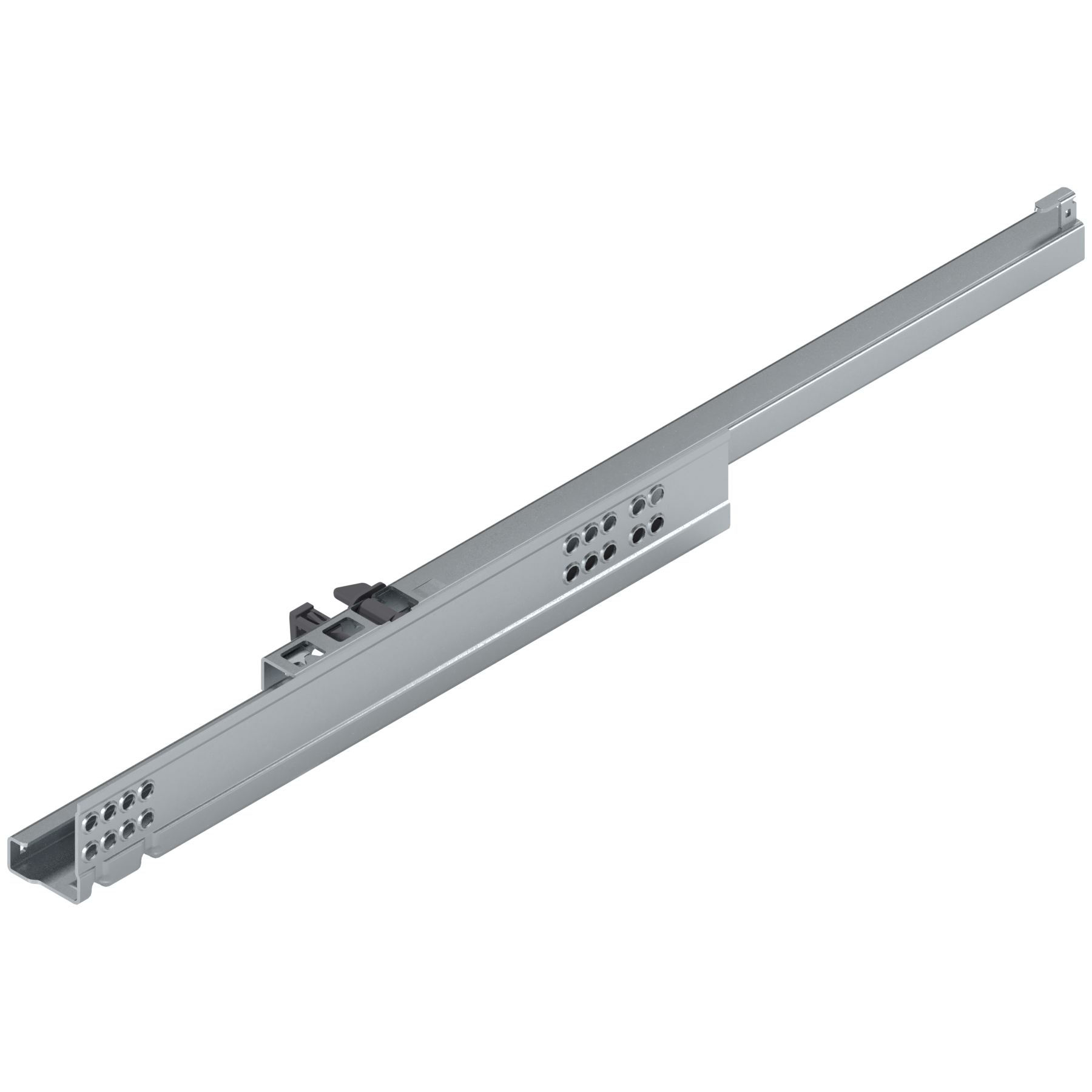 TANDEM BLUMOTION Częściowy wysuw, Prowadnica, 30 kg, dł.=510 mm, z bolcem mocującym, prawa, cynkowana