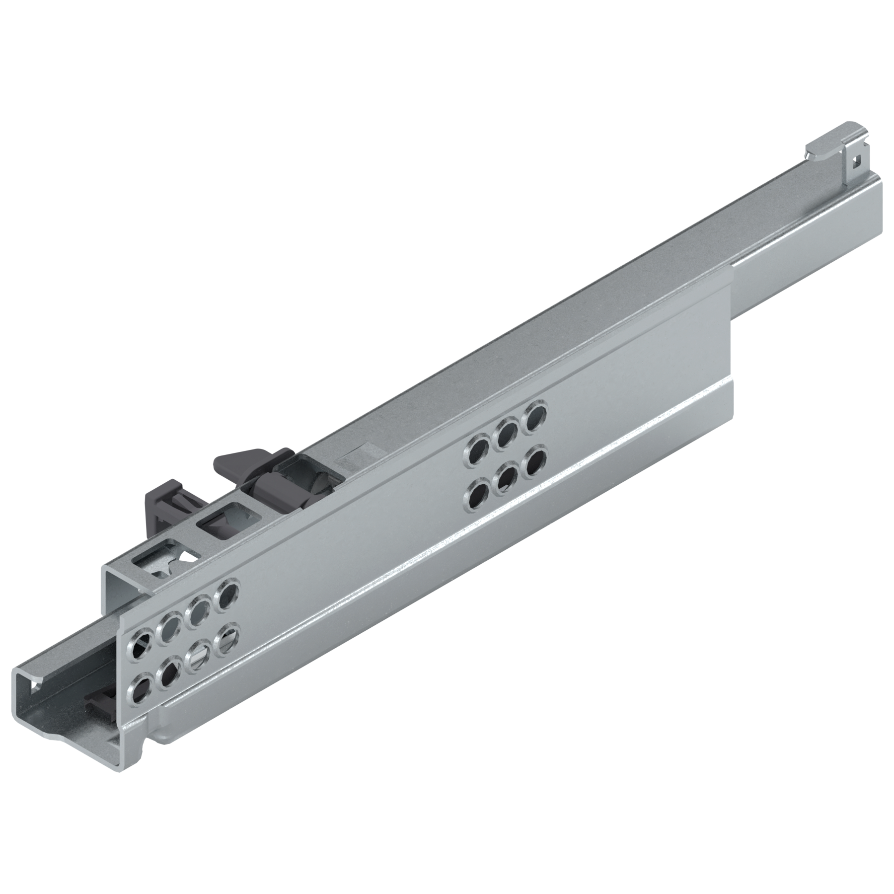 TANDEM BLUMOTION Częściowy wysuw, Prowadnica, 30 kg, dł.=260 mm, z bolcem mocującym, prawa, cynkowana