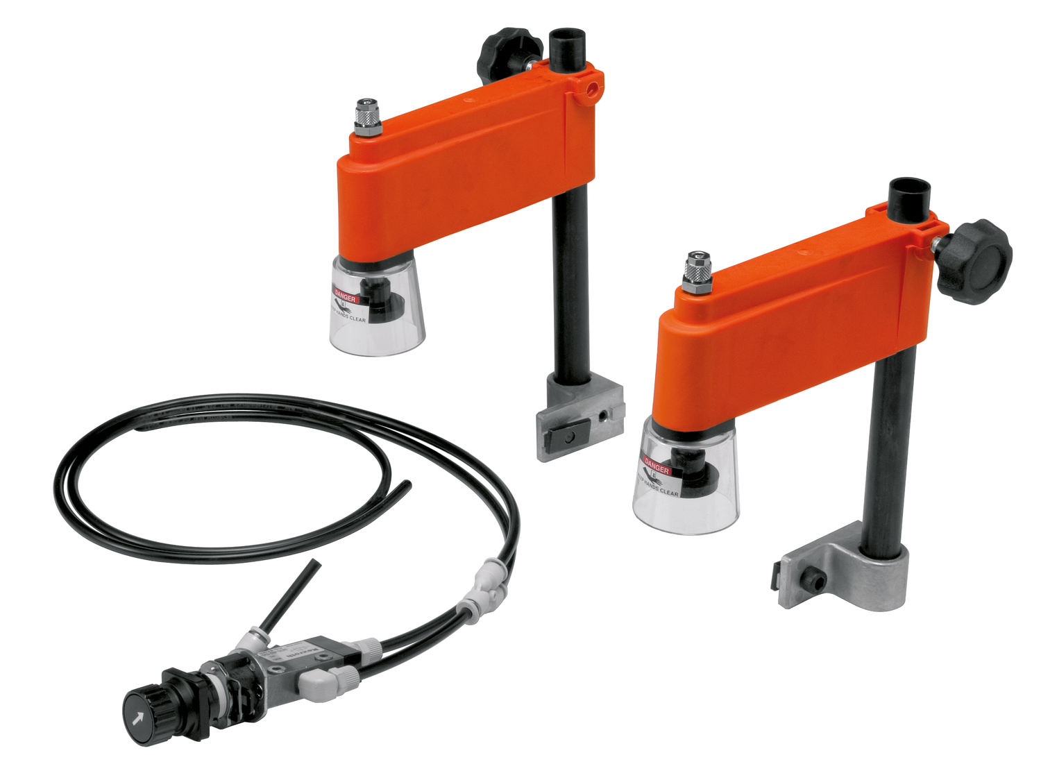 docisk (pneumatyczny) do MINIPRESS P, pomarańczowe