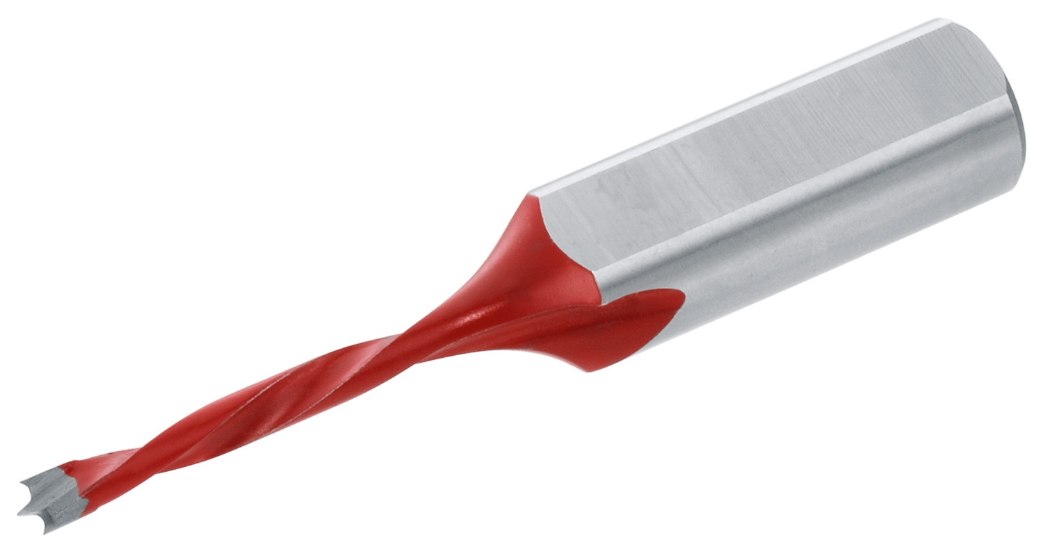 Wiertło, Ø 3 mm, lewe, L=57 mm, na czerwono