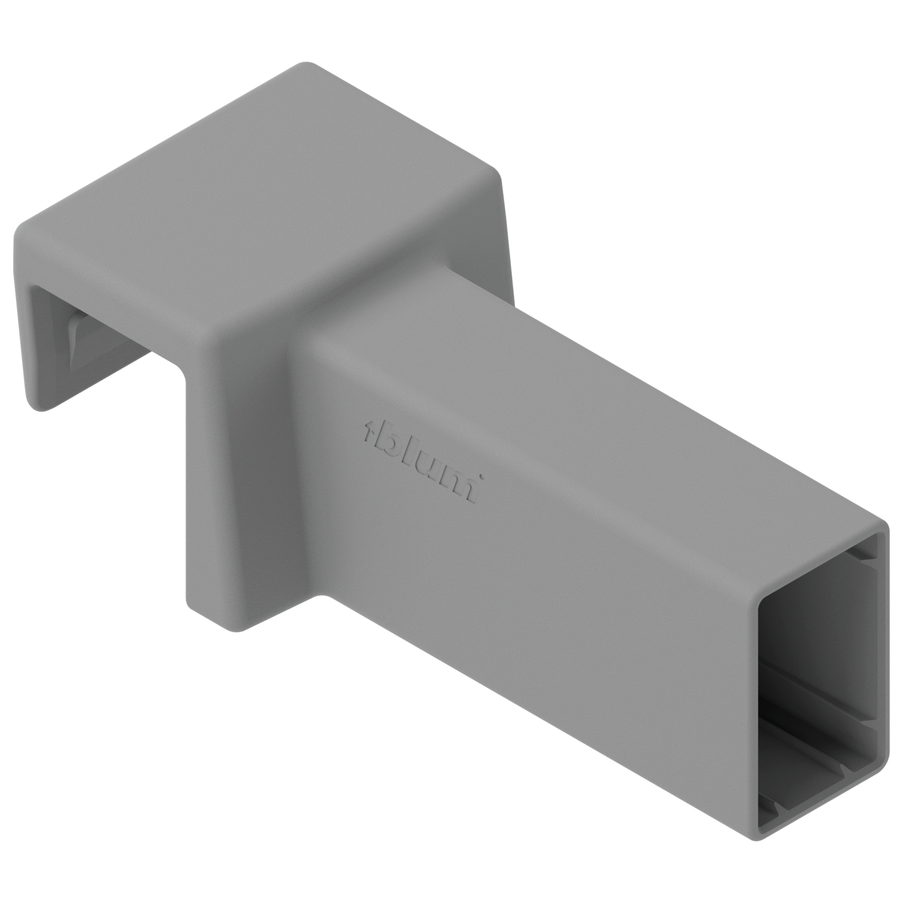 AMBIA-LINE uchwyt relingu poprzecznego, do MERIVOBOX, szary indium mat