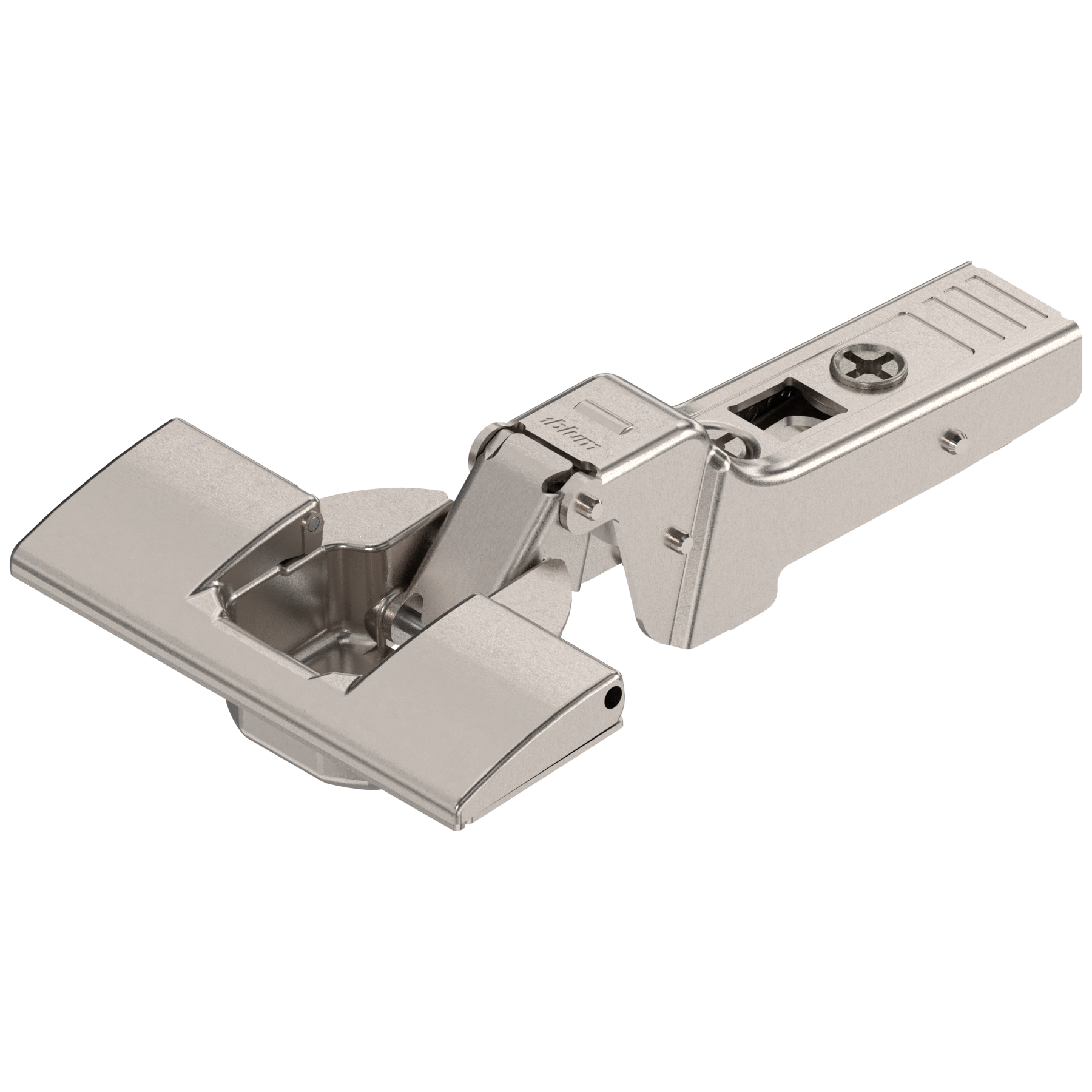 CLIP top zawias do drzwi profil. 95°, Drzwi bliźniacze, puszka: INSERTA, niklowany