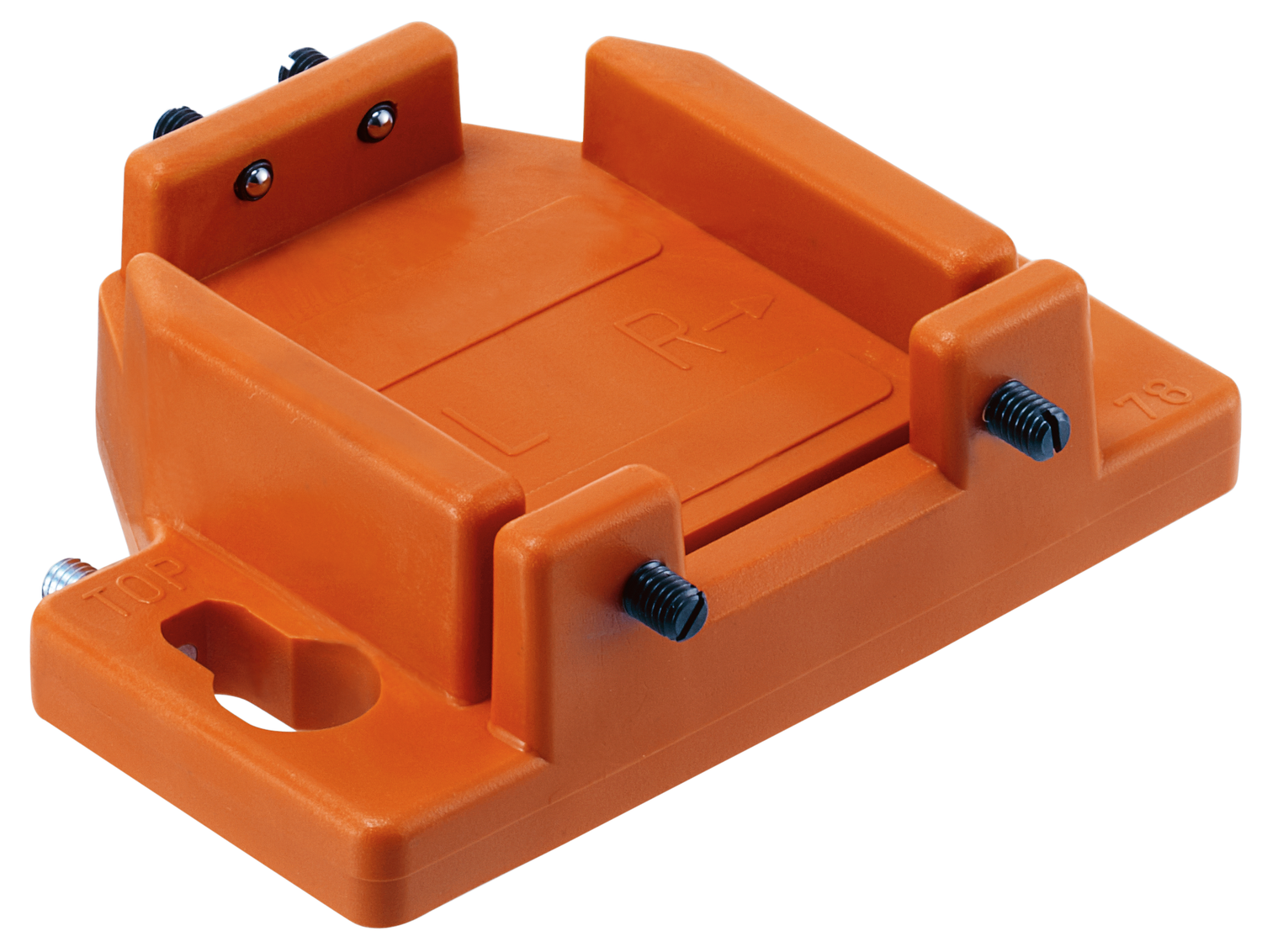 matryca do wciskania, do wszystkie maszyny do nawiercania i osadzania okuć do zawieszki do szafek 48N0610.02/48N0610.03, pomarańczowe