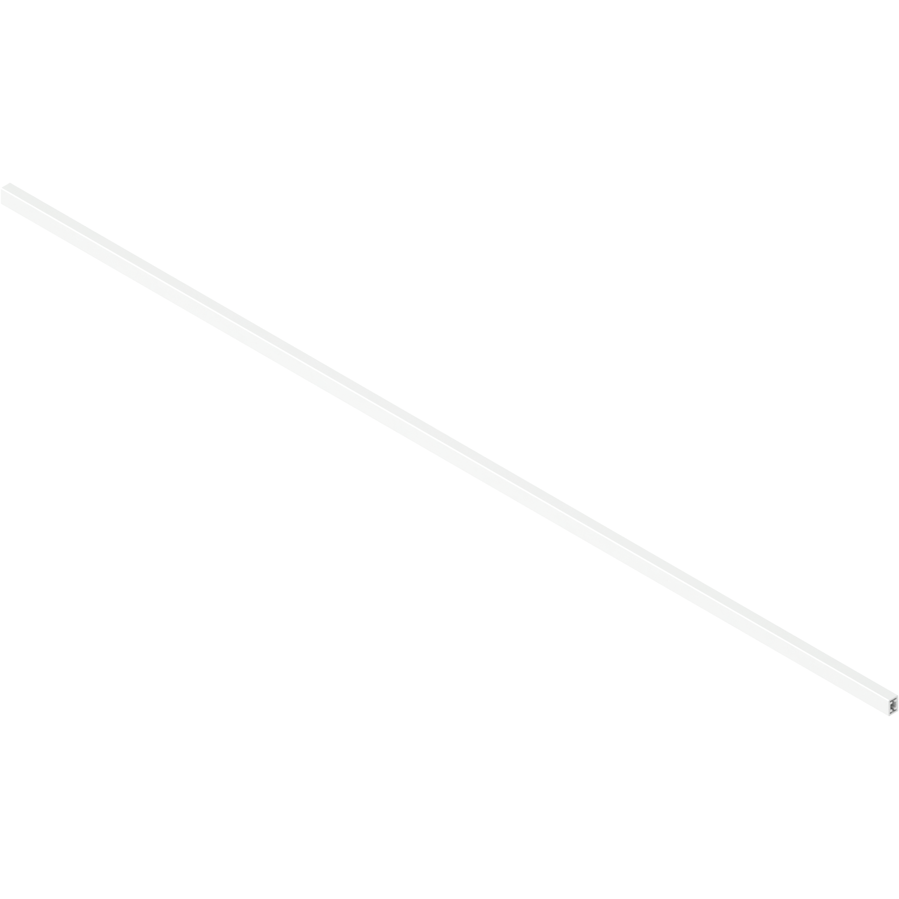 LEGRABOX Reling poprzeczny, do szer. korpusu KB=1200 mm, długość=1080 mm, do przycięcia, jedwabiście biały mat