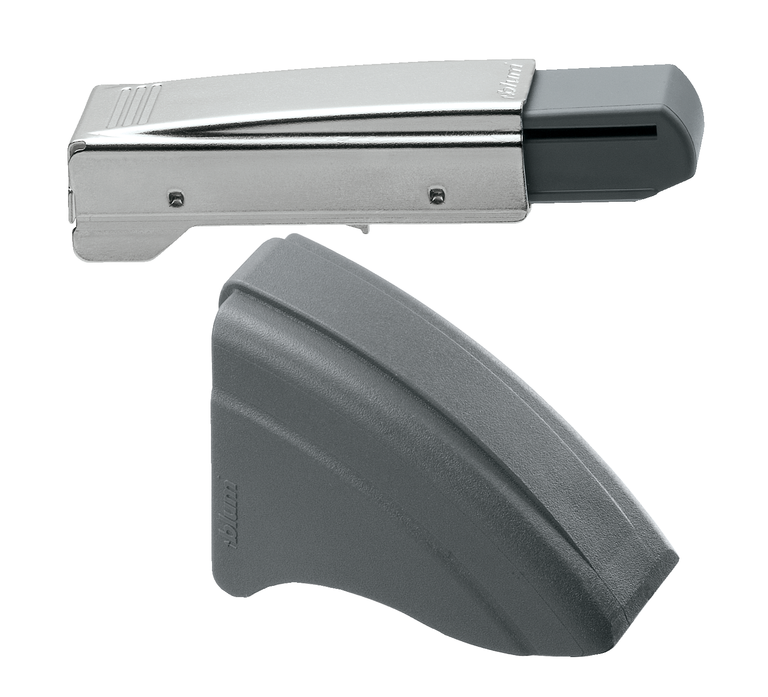 BLUMOTION Nakładany, Zawias kątowy +45° II, nakładany, niklowany