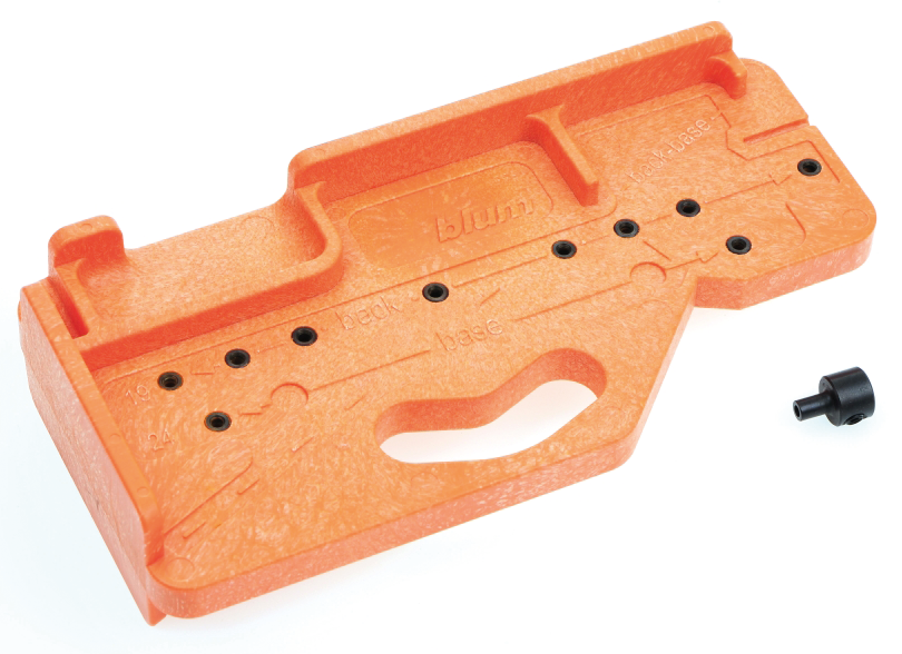 wzornik wiertarski, do LEGRABOX dno/ścianka tylna, pomarańczowe