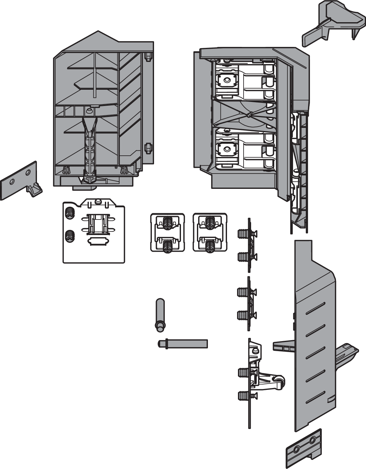 SYNCROMOTION Zestaw, Wysokość C, biała