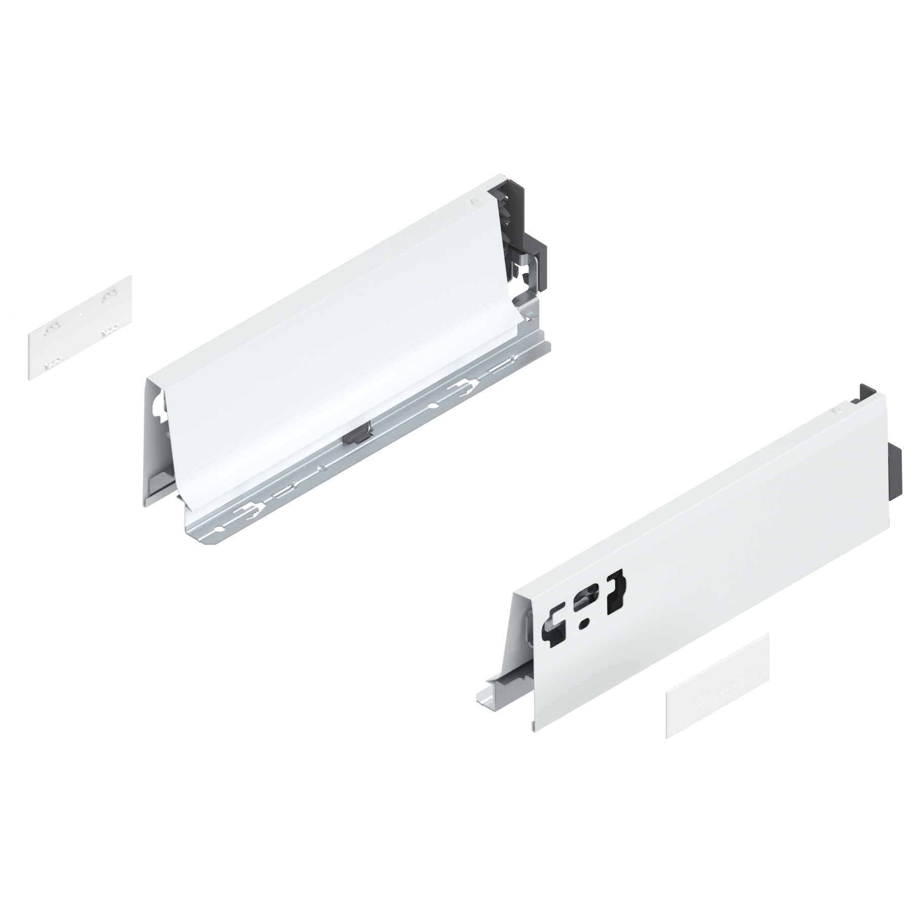 Bok szuflady TANDEMBOX, wysokość M (83 mm), dł.=270 mm, lewy/prawy, do TANDEMBOX intivo/antaro , biała