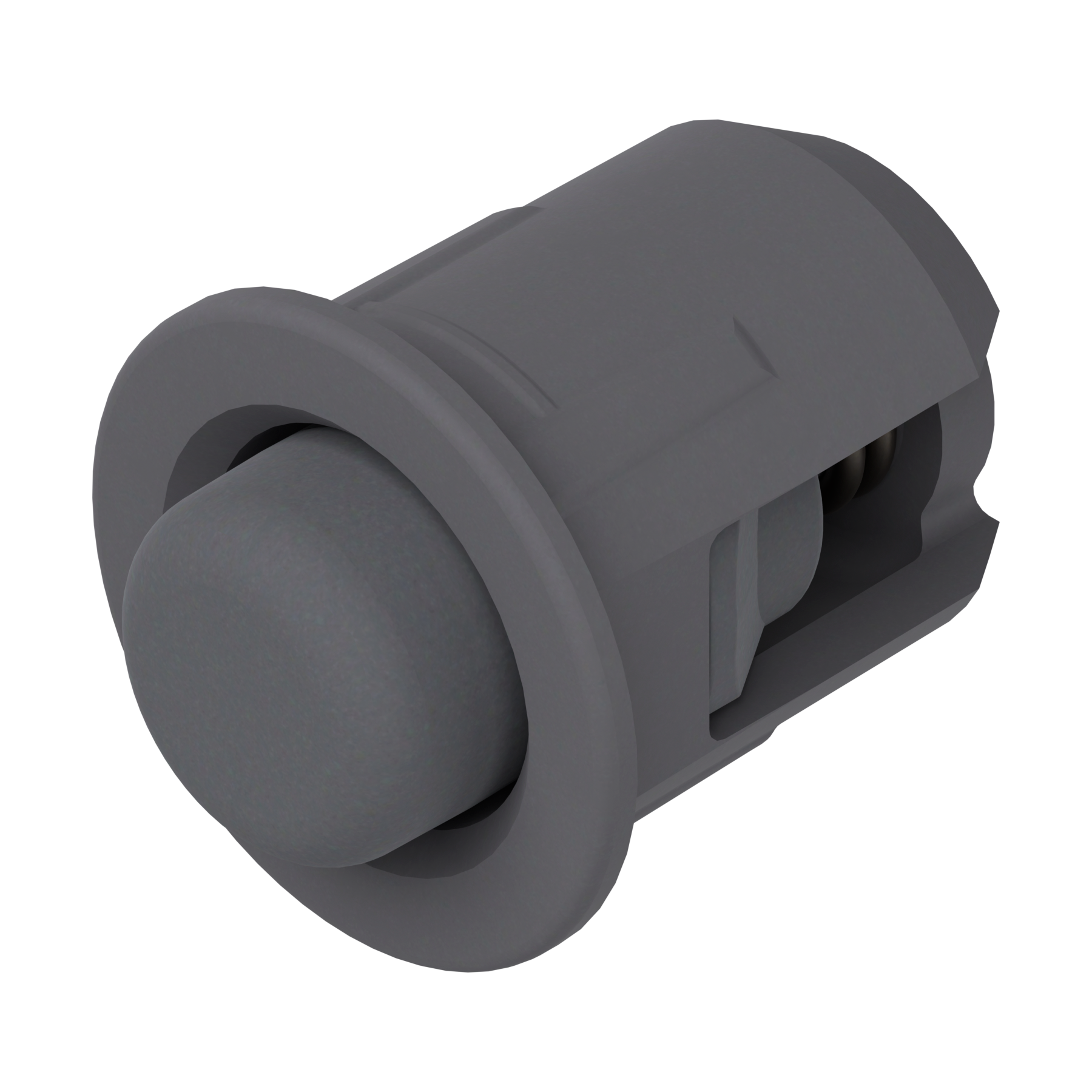 Dystans Blum, Ø 8 mm, Szczelina frontu 2.6 mm, nawiercić, wysokość: 2.1 mm, R7037 ciemnoszara