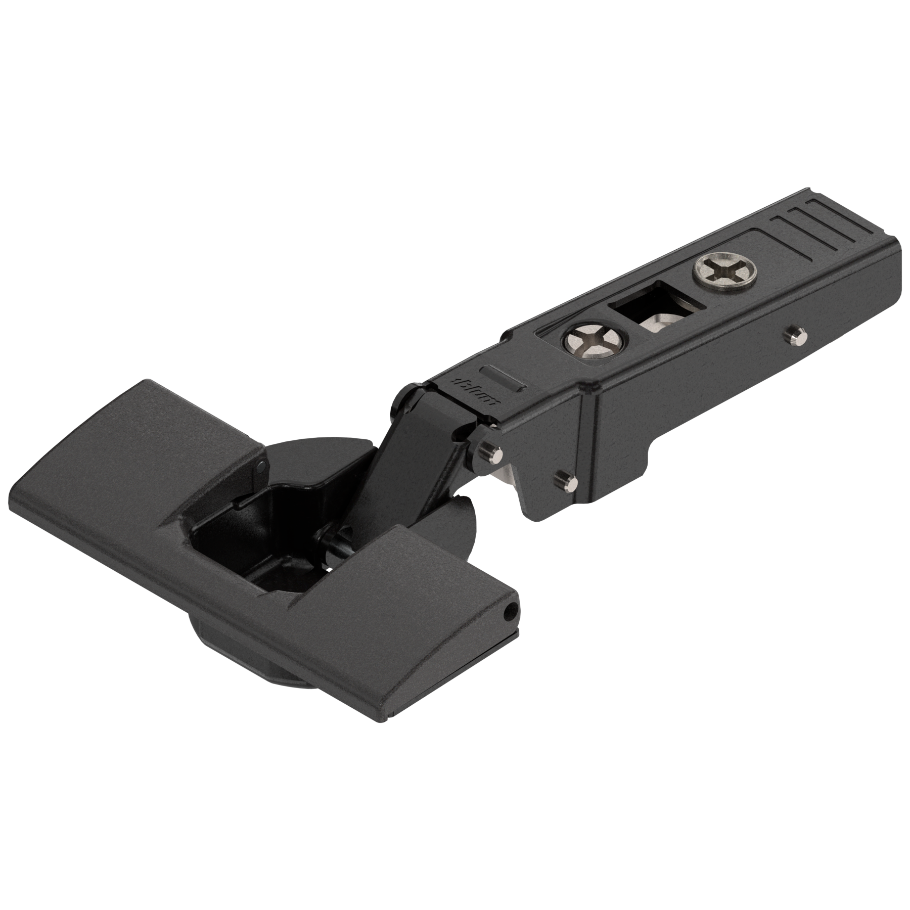 CLIP top zawias do drzwi profil. 95°, Drzwi nakładane, bez sprężyny, puszka: INSERTA, czarny