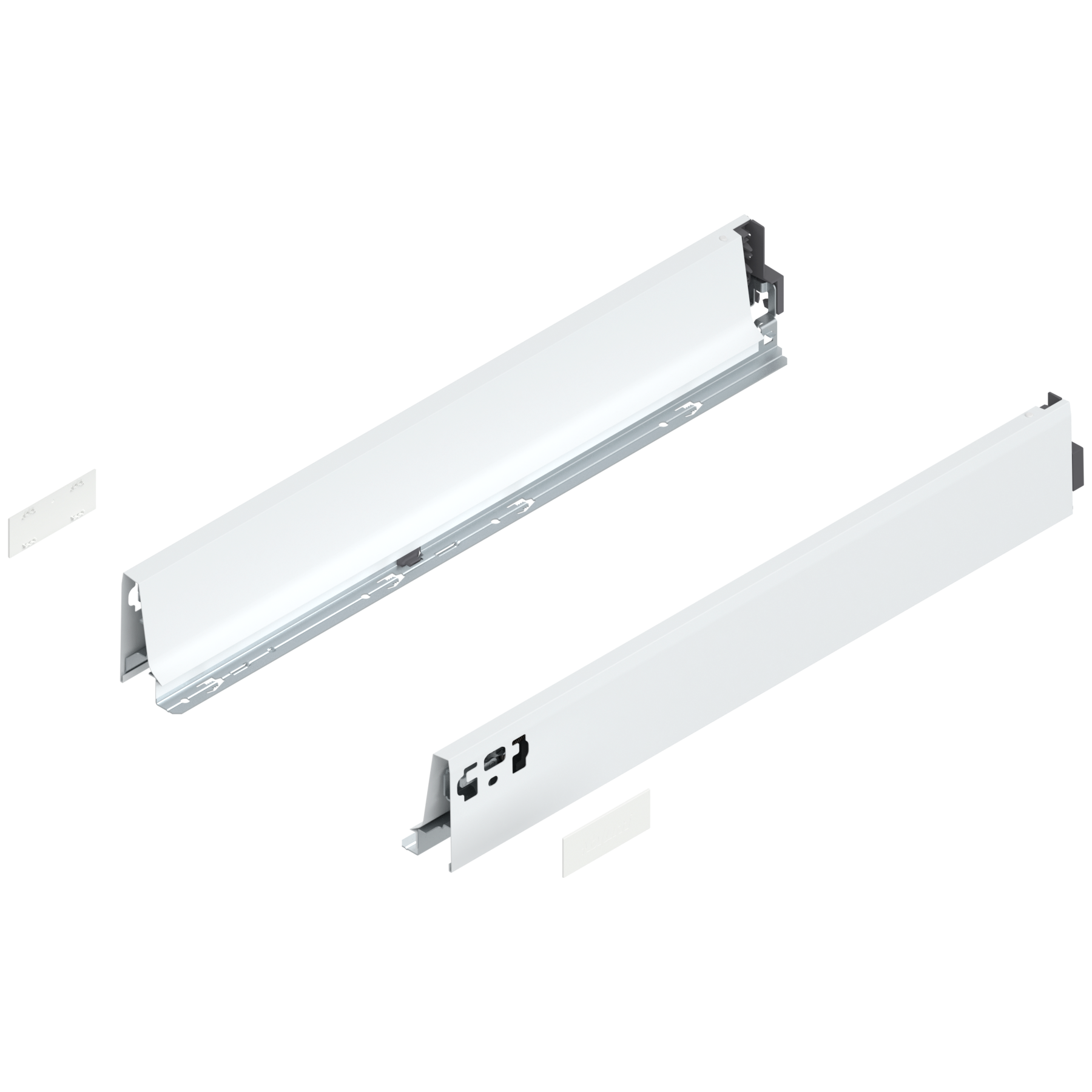 Bok szuflady TANDEMBOX, wysokość M (83 mm), dł.=550 mm, lewy/prawy, do TANDEMBOX intivo/antaro , biała