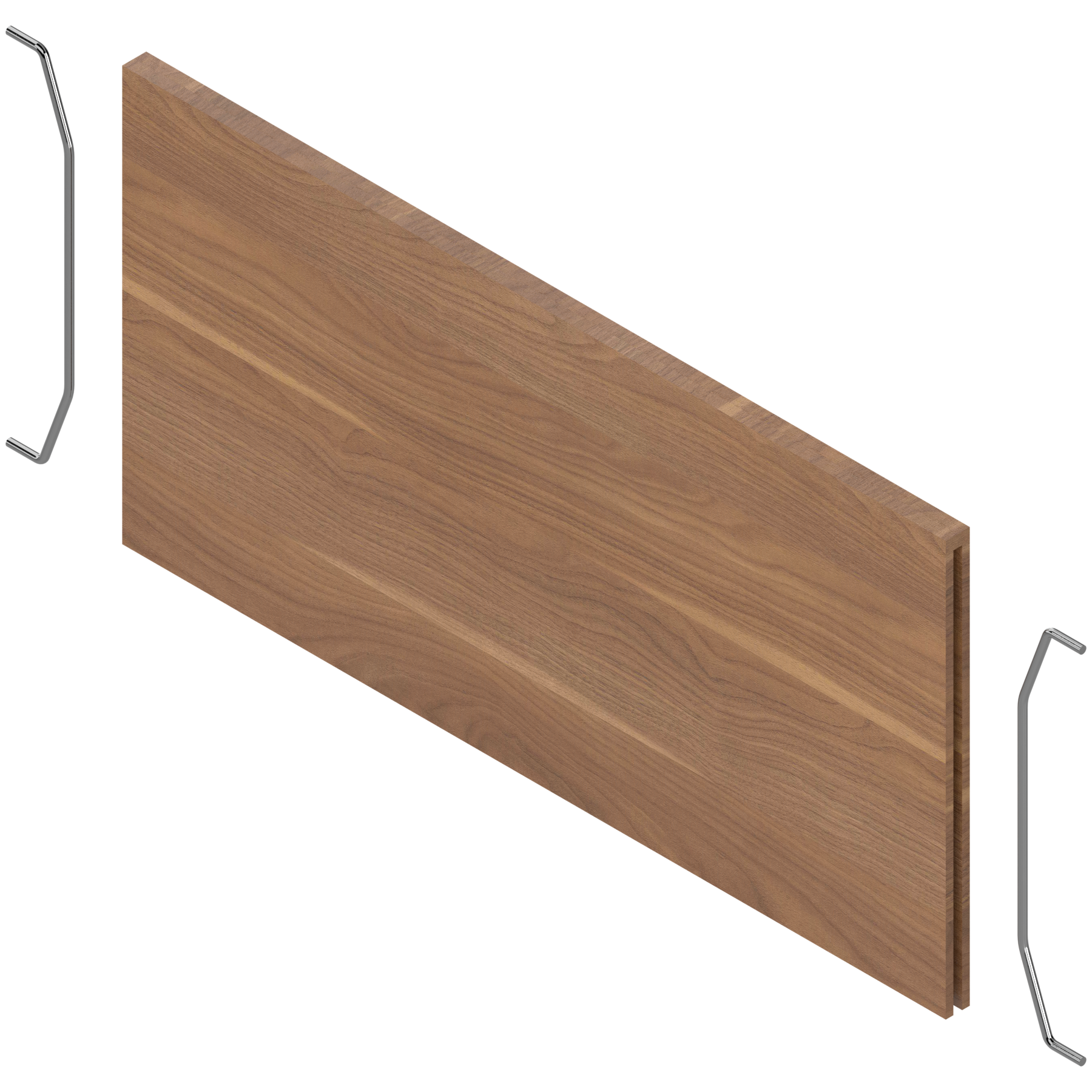 AMBIA-LINE listwa poprzeczna, do LEGRABOX do szuflady z wysokim frontem (ZC7F400RHP), w opcji drewnopodobnej, Orzech Tenn. jasny ST15