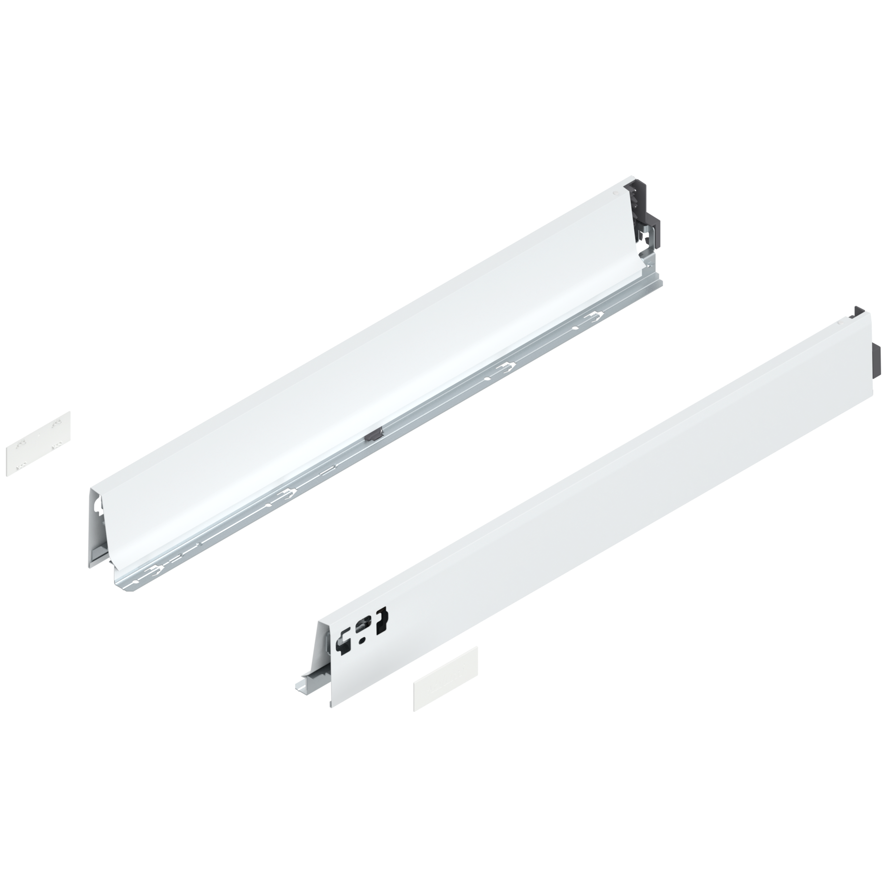 Bok szuflady TANDEMBOX, wysokość M (83 mm), dł.=650 mm, lewy/prawy, do TANDEMBOX intivo/antaro , biała
