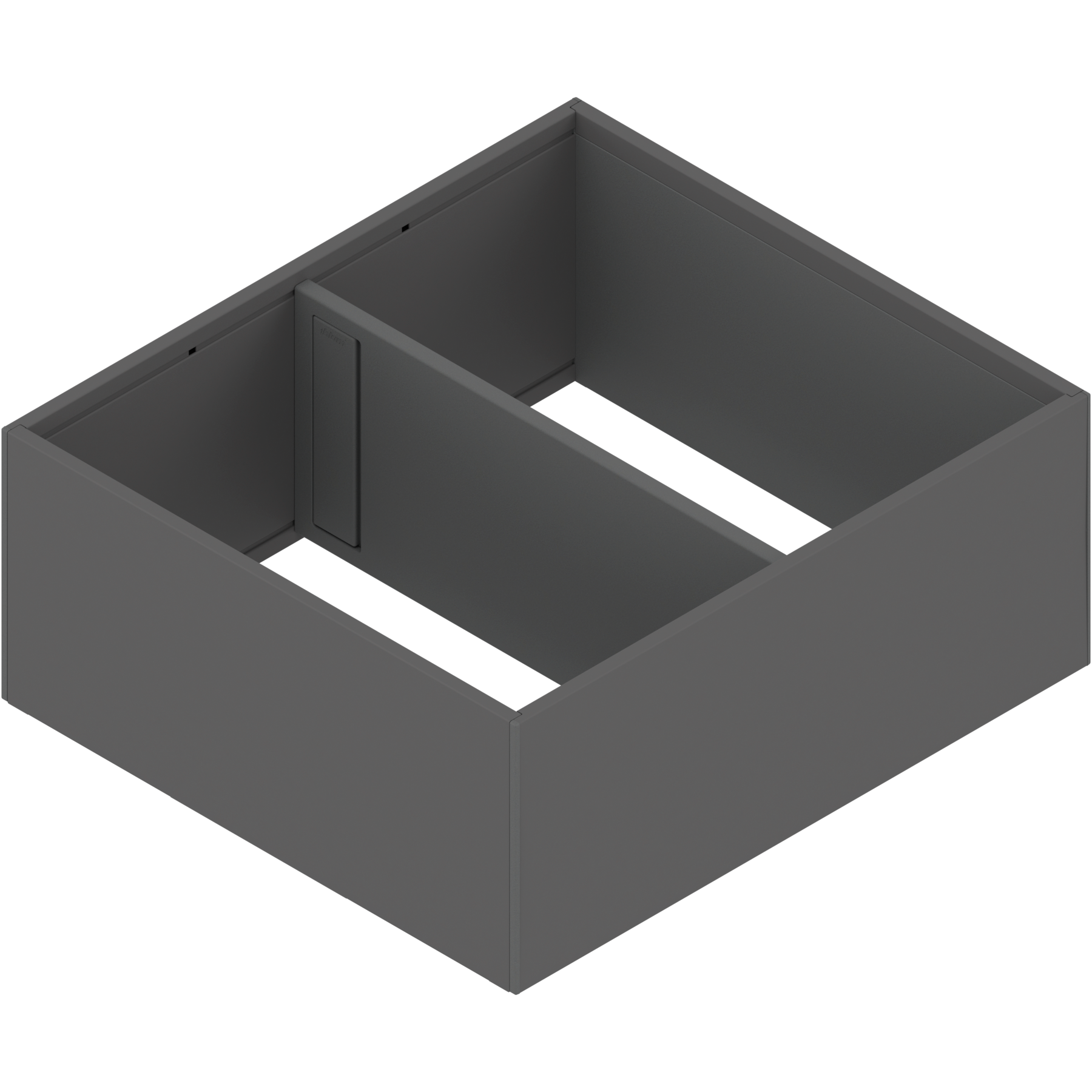 AMBIA-LINE rama, do LEGRABOX/MERIVOBOX szuflady z wysokim frontem, stal, od dł.=270 mm, szerokość=242 mm, antracyt mat