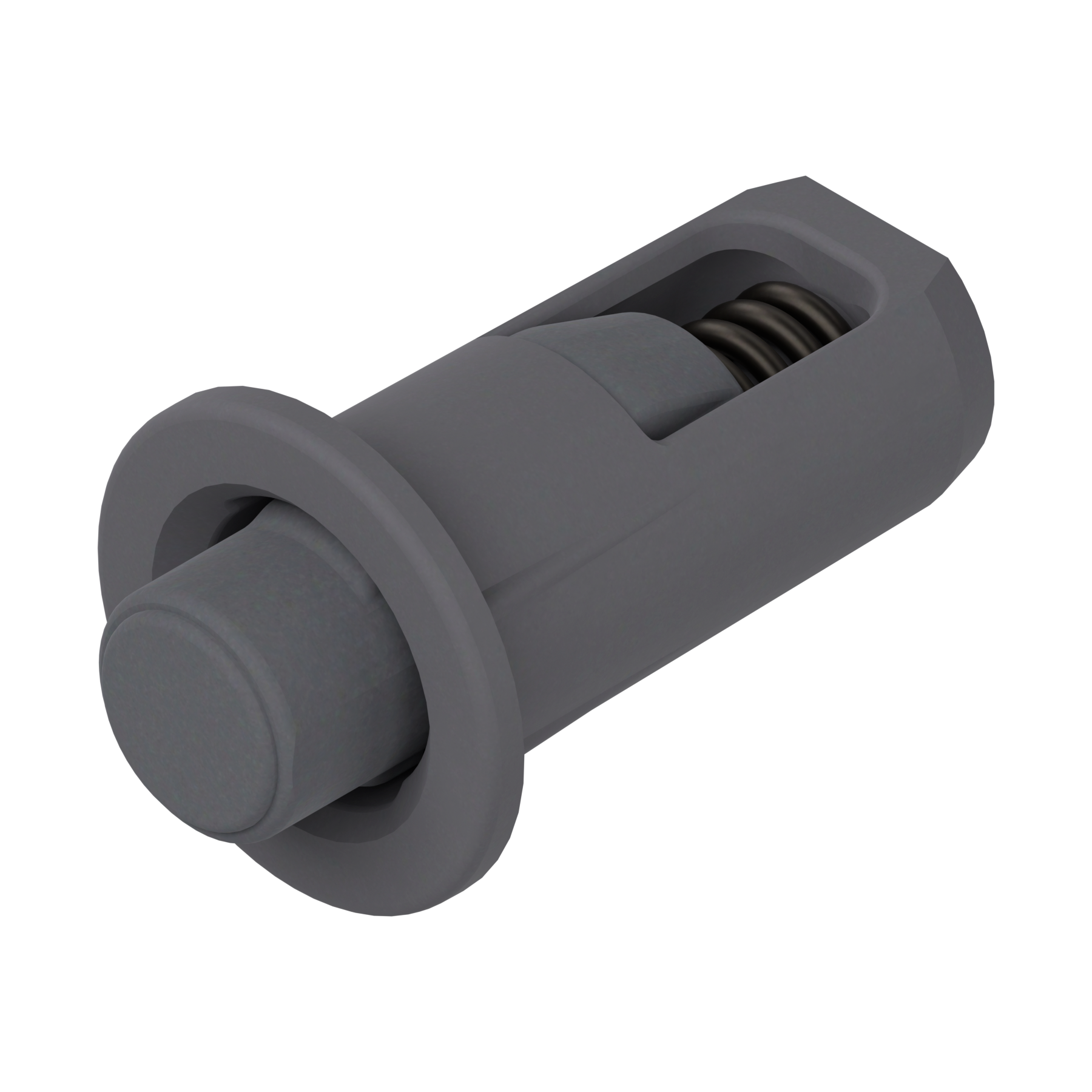 Dystans Blum, Ø 5 mm, Szczelina frontu 2.6 mm, nawiercić, R7037 ciemnoszara