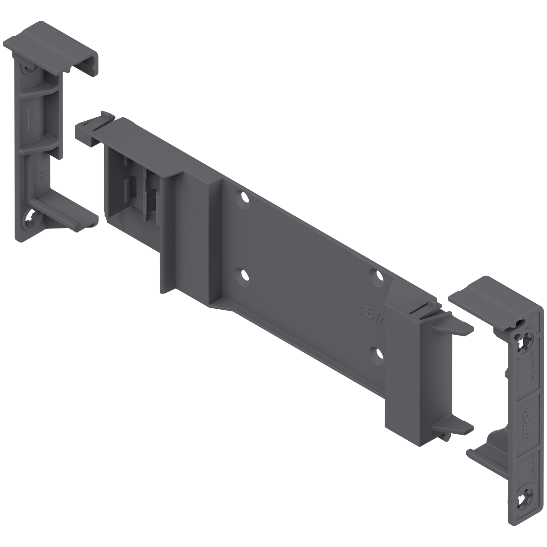 SERVO-DRIVE profil nośny-uchwyt, R7037 ciemnoszara