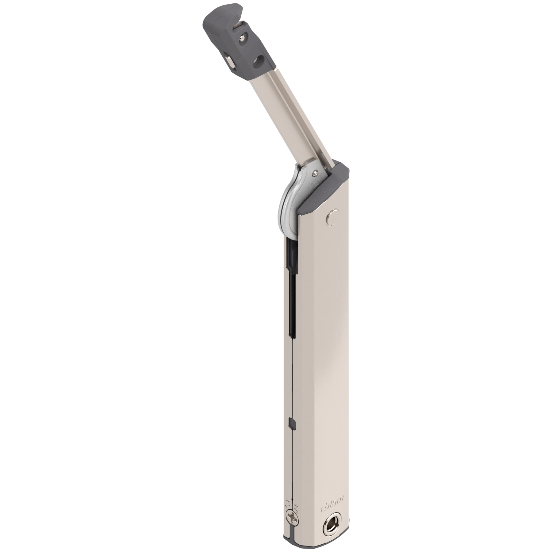 AVENTOS HK-XS do frontów uchylnych, siłownik, współczynnik mocy=800-1600 (siłownik jednostronny), do TIP-ON, niklowany