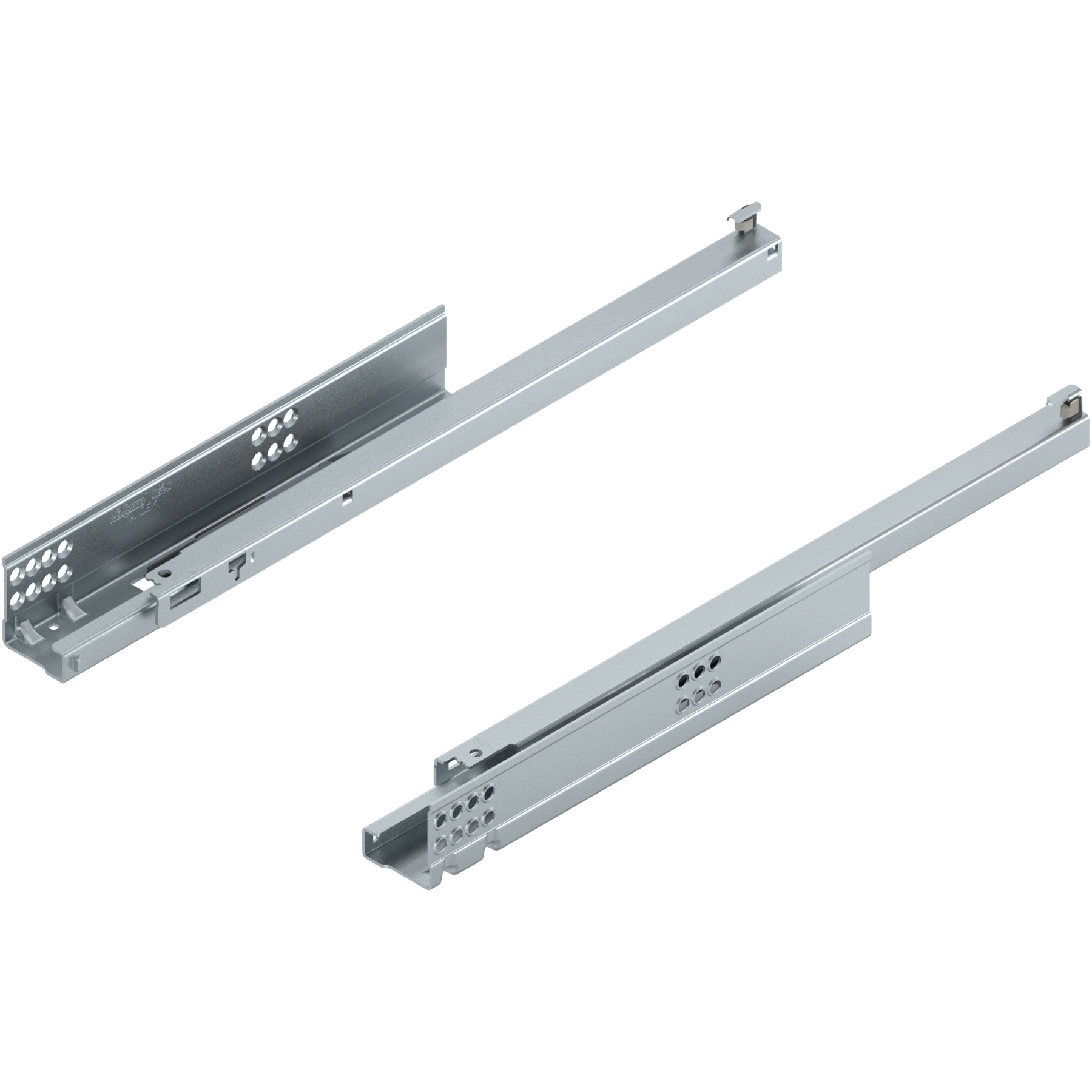 TANDEM BLUMOTION Częściowy wysuw, Prowadnica, 30 kg, dł.=400 mm, do Grubość płyty 17-19 mm, wymaga sprzęgła, lewa/prawa, cynkowana