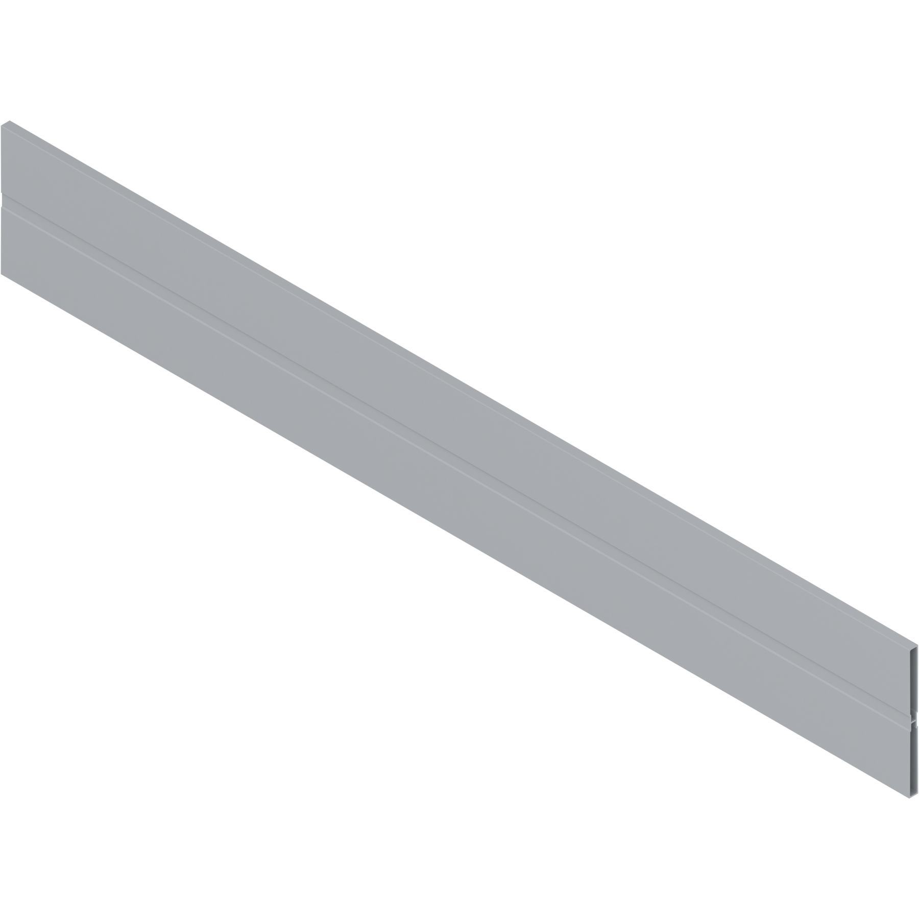 ORGA-LINE listwa poprzeczna do przycięcia, do szuflady z wysokim frontem TANDEMBOX, aluminium, R9006 szara