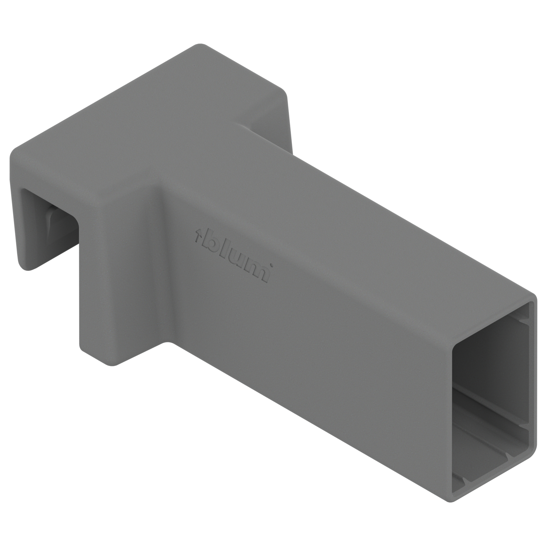 AMBIA-LINE uchwyt relingu poprzecznego, do MERIVOBOX, szary indium mat