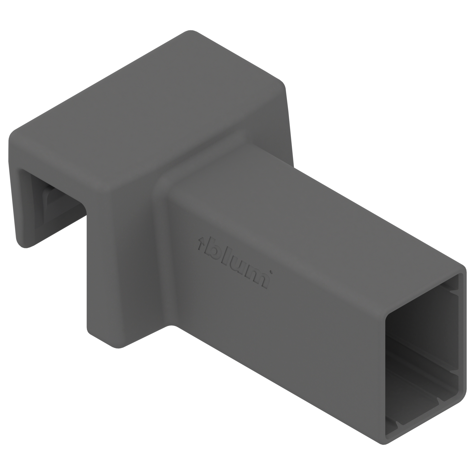 AMBIA-LINE uchwyt relingu poprzecznego, od szerokości korpusu 1200 mm, do LEGRABOX free, antracyt mat