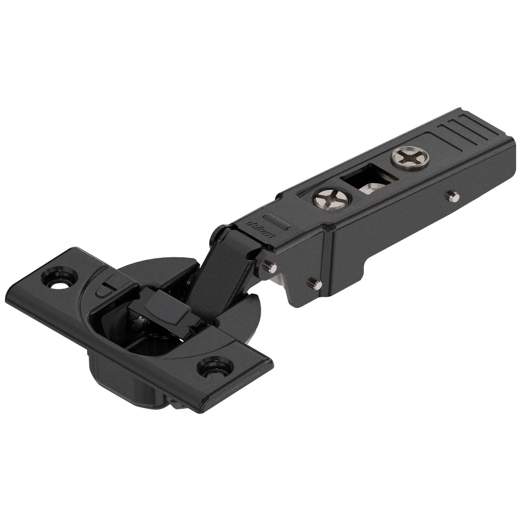 CLIP top BLUMOTION zawias do drzwi profil. 95°, Drzwi nakładane, puszka: na wkręty, czarny