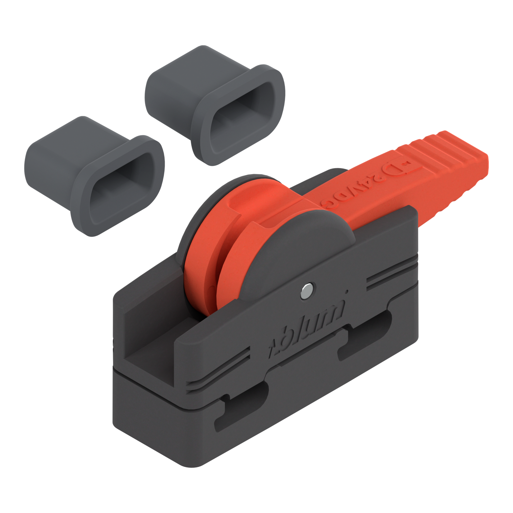 złącza pinowe SERVO-DRIVE  (Zestaw), montaż bez użycia narzędzi, pomarańczowy/czarny