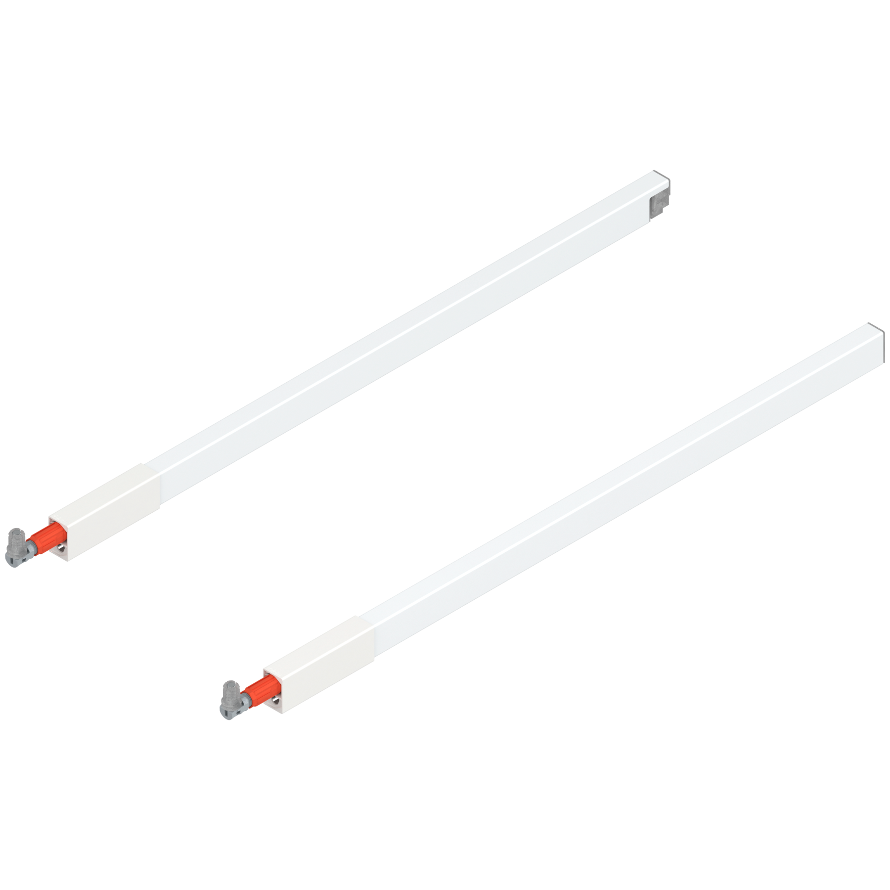 Reling podłużny TANDEMBOX  (górny), do szuflady z wysokim frontem, dł.=550 mm, lewy/prawy, do TANDEMBOX antaro, do , biała