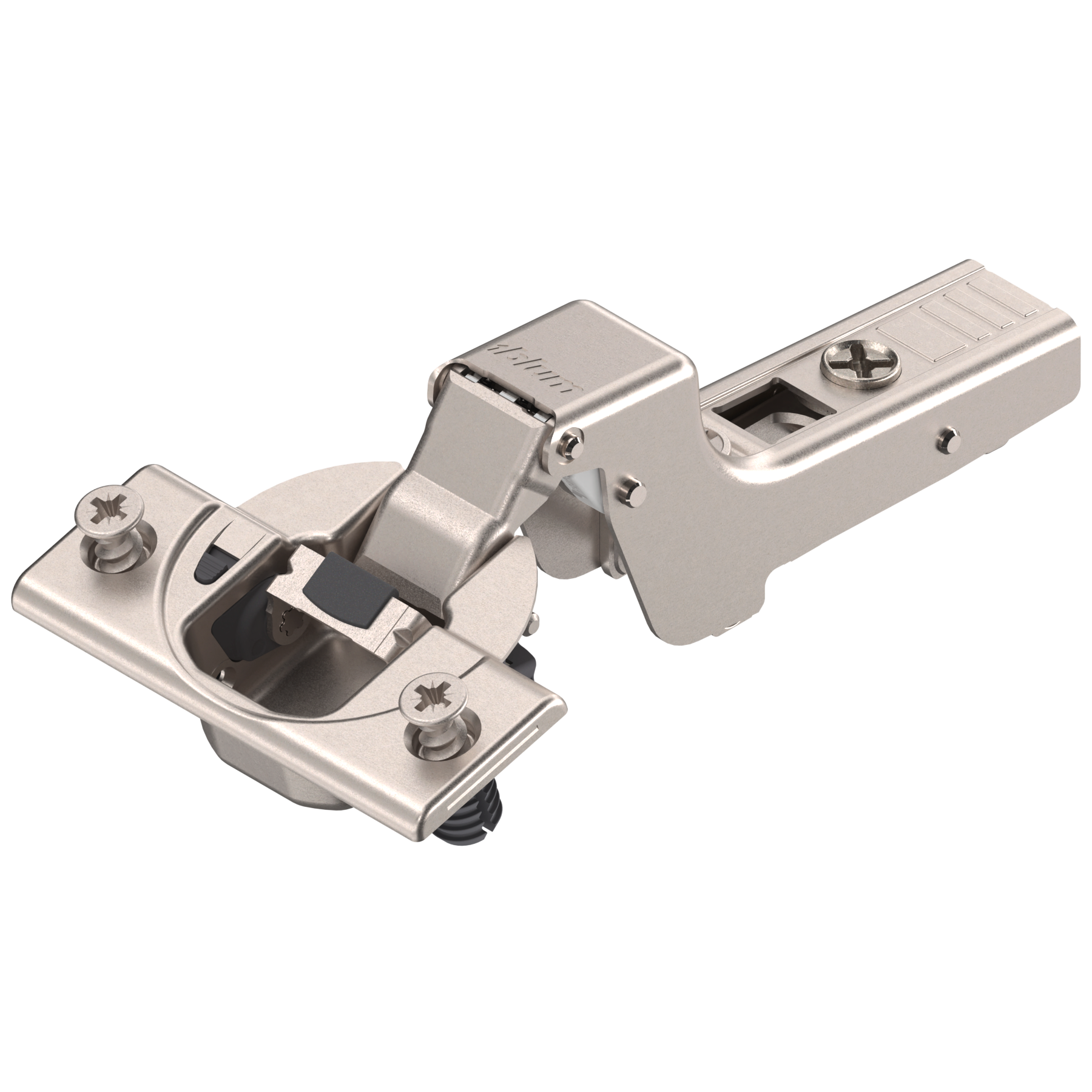 CLIP top BLUMOTION zawias standard. 110°, Drzwi wpuszczane, puszka: EXPANDO, niklowany