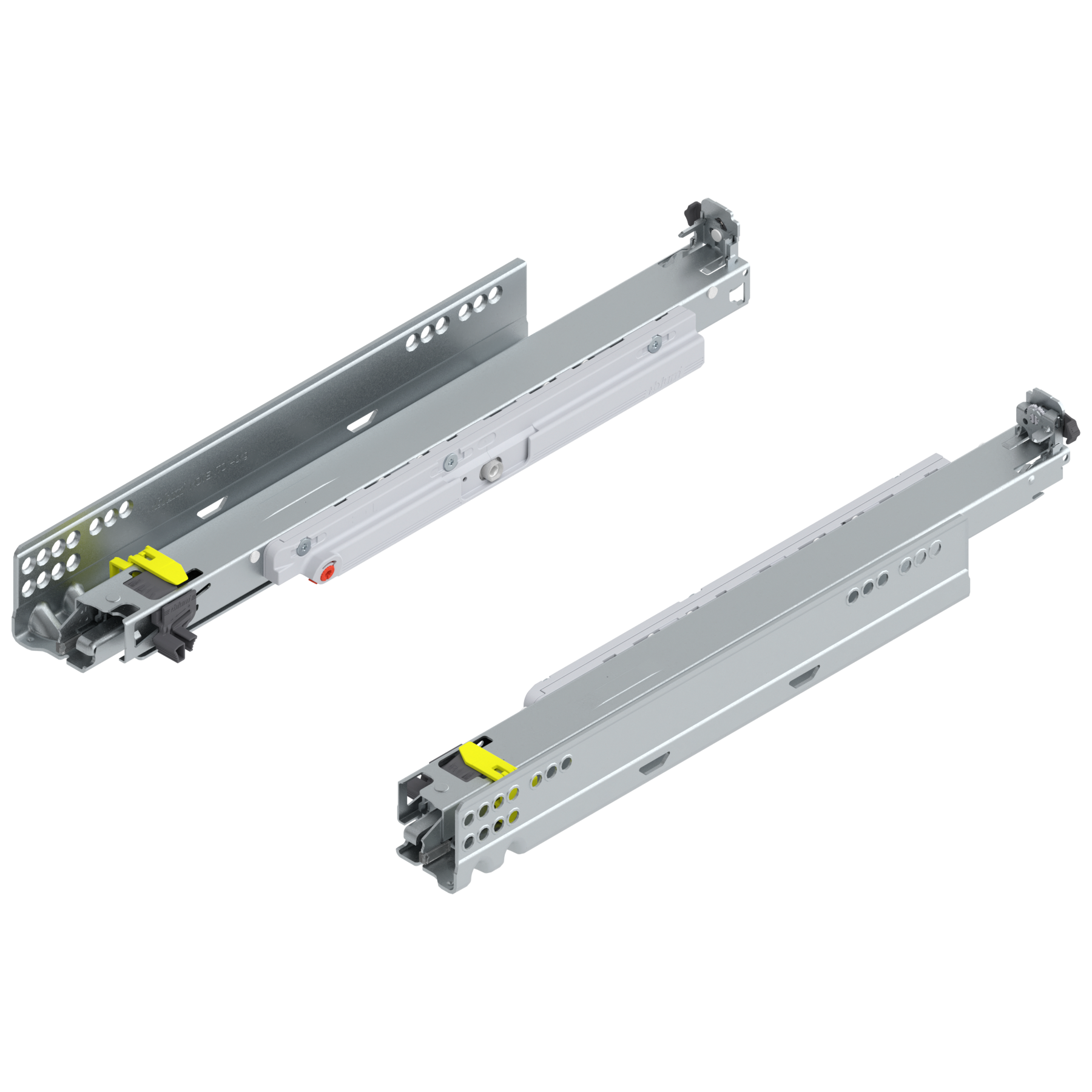 MOVENTO z TIP-ON, pełny wysuw, prowadnica, 40 kg, dł.=400 mm, wymaga sprzęgła, lewa/prawa, cynkowana