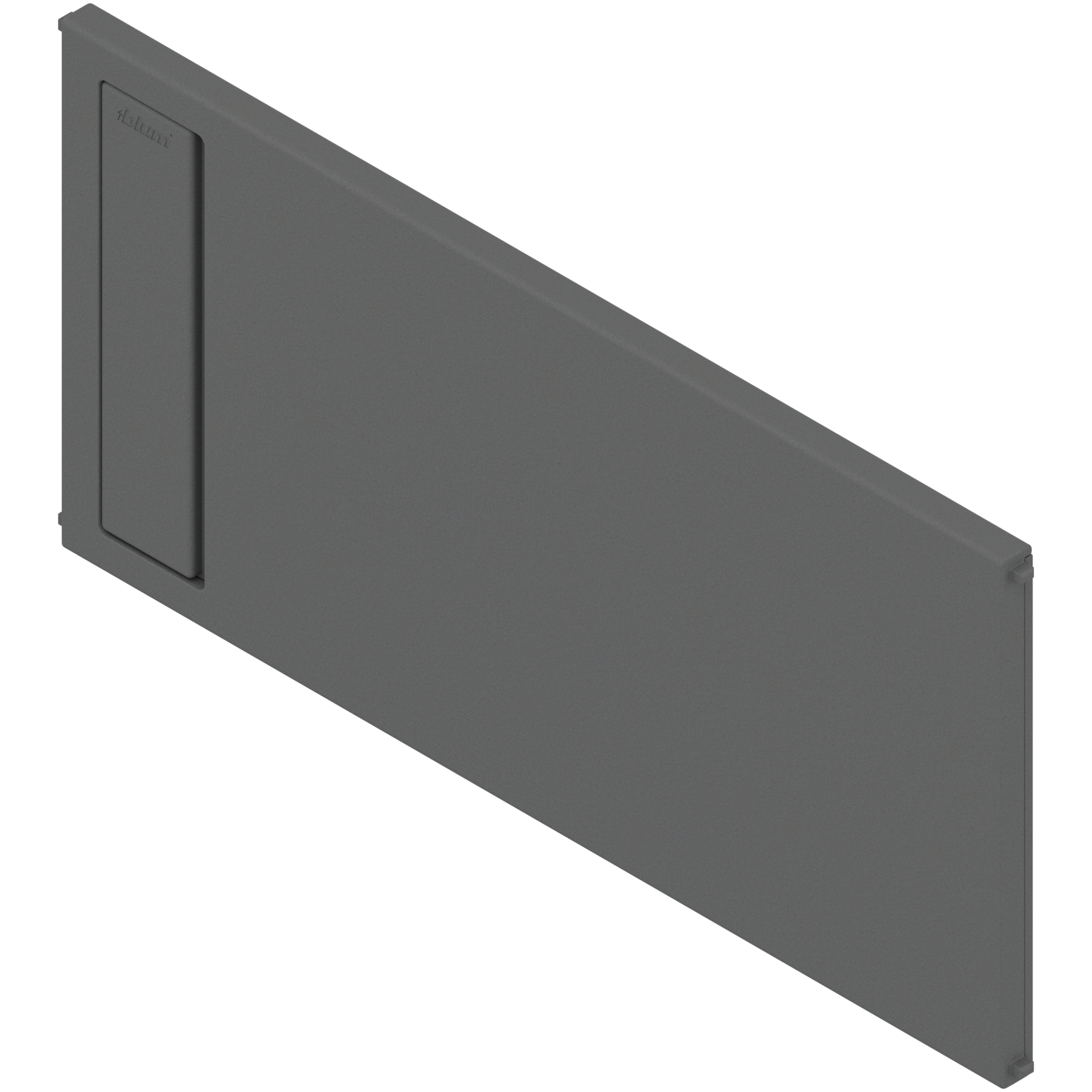 AMBIA-LINE listwa poprzeczna, do LEGRABOX/MERIVOBOX do szuflady z wysokim frontem (ZC7F400RSP), tworzywo, antracyt mat