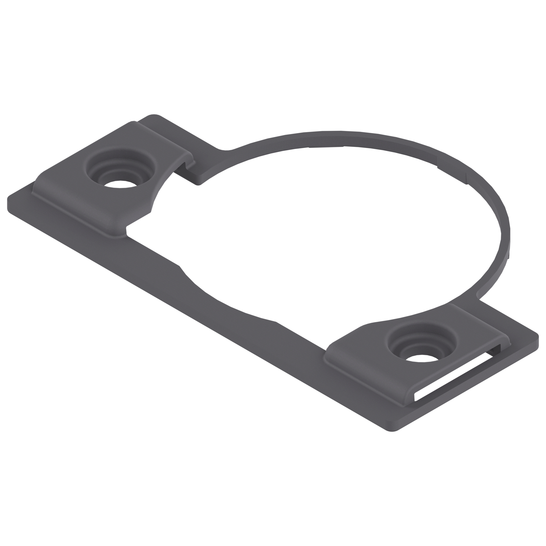 Odległość puszki do CLIP top BLUMOTION, wersja na wkręty, wysokość: 1.5 mm, R7037 ciemnoszara