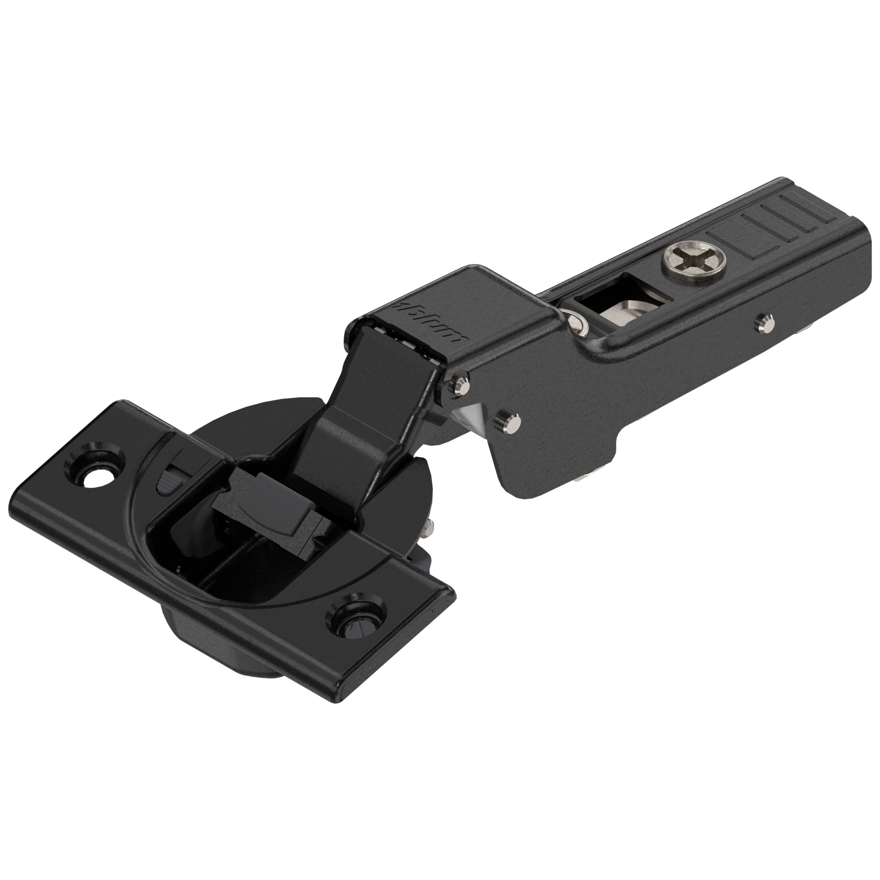 CLIP top BLUMOTION zawias standard. 110°, Drzwi bliźniacze, puszka: na wkręty, czarny