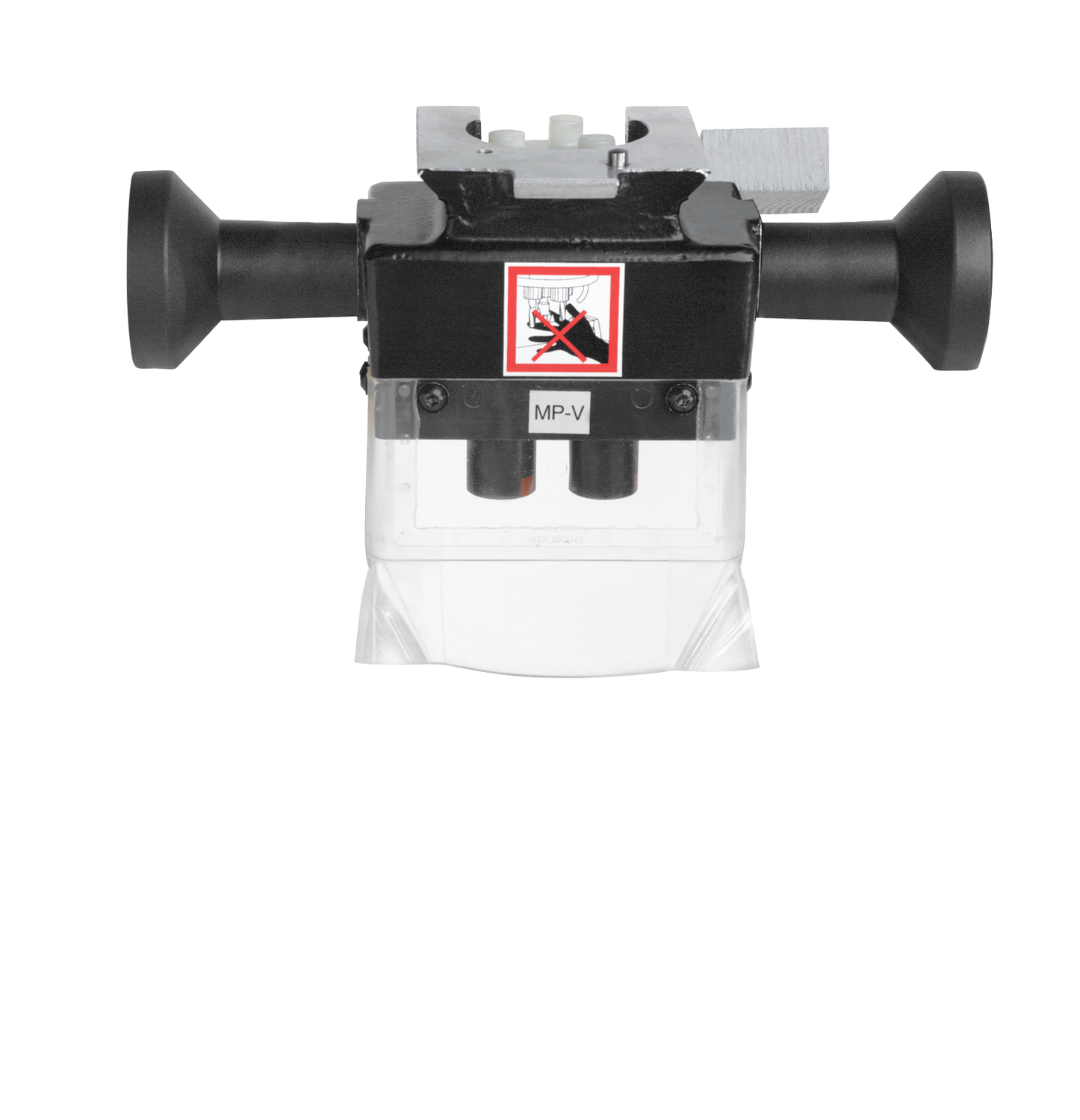 Głowica do PRO-CENTER (od serii AA),  do MINIPRESS top,  do MINIPRESS PRO, ilość wrzecion 2, z szybkozłączką, Prowadniki krzyżakowe, R9011 grafitowa