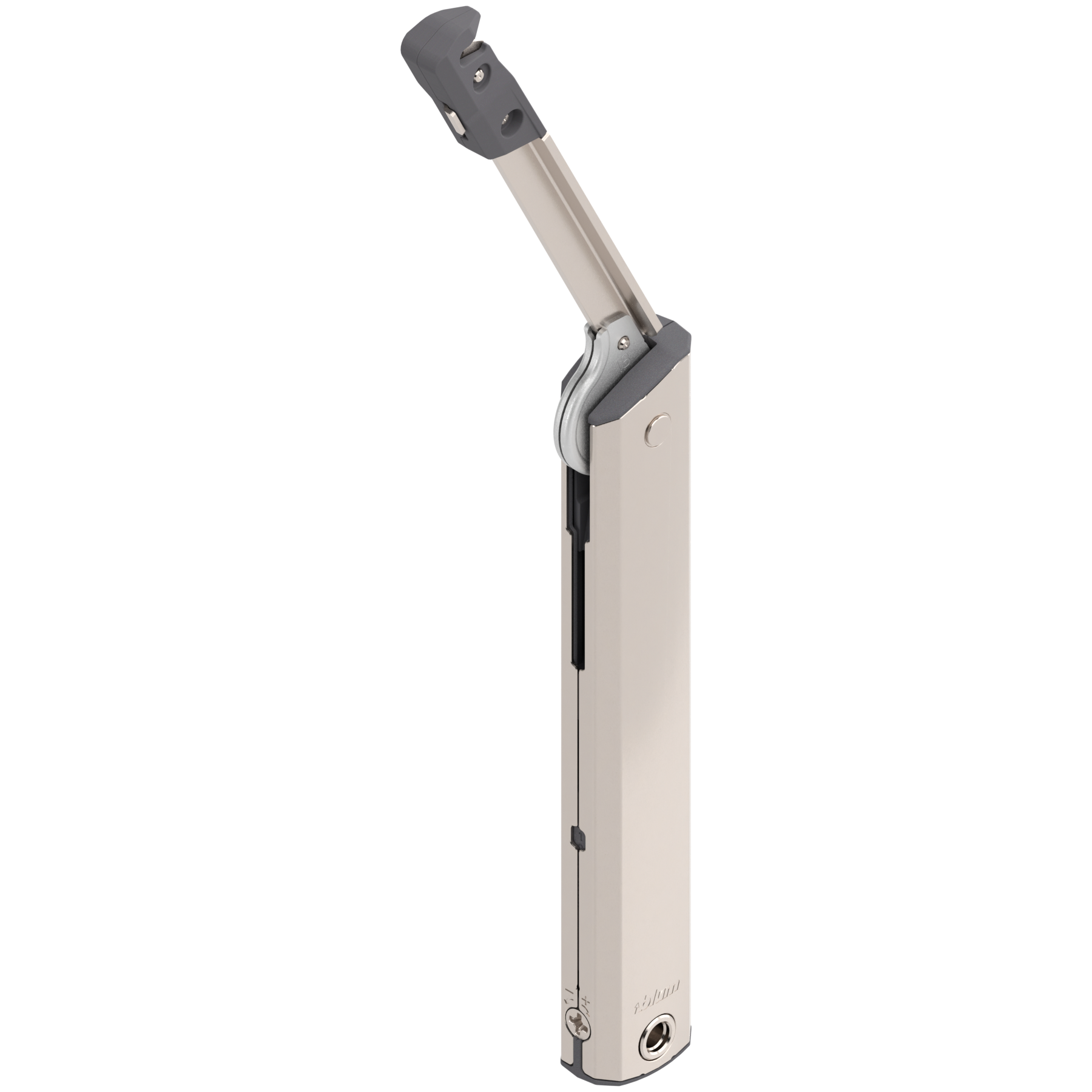 AVENTOS HK-XS do frontów uchylnych, siłownik, współczynnik mocy=500-1500 (siłownik jednostronny), niklowany