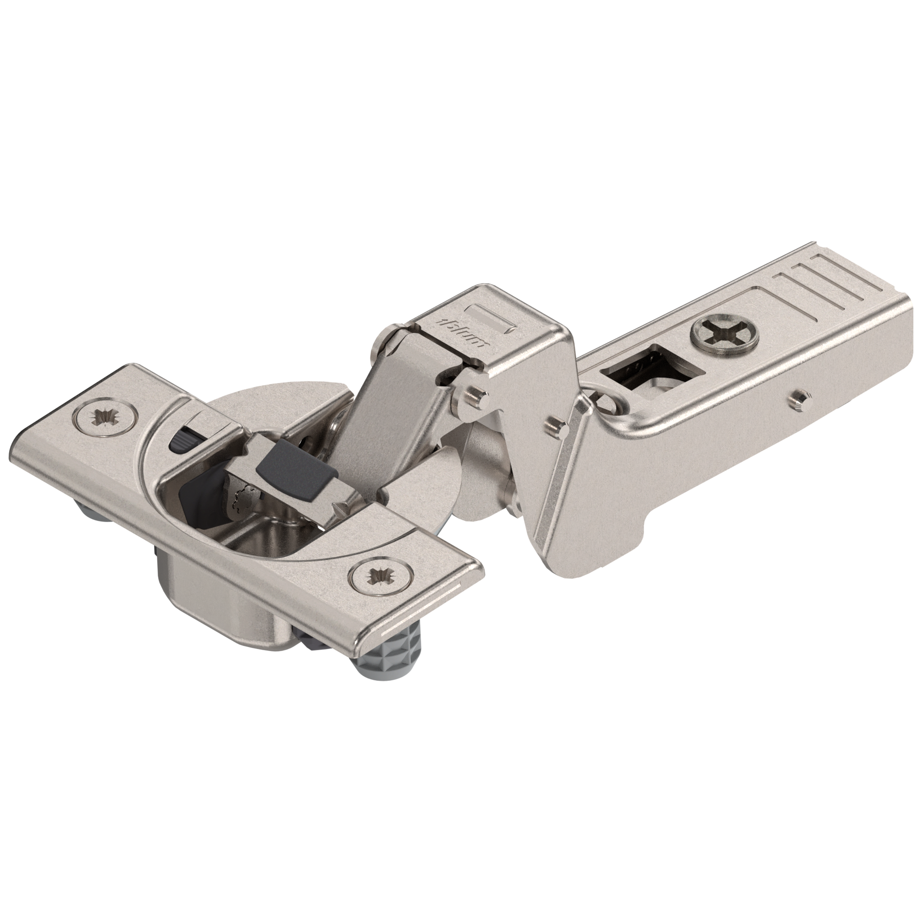 CLIP top BLUMOTION zawias do drzwi profil. 95°, Drzwi wpuszczane, puszka: wciskana, niklowany