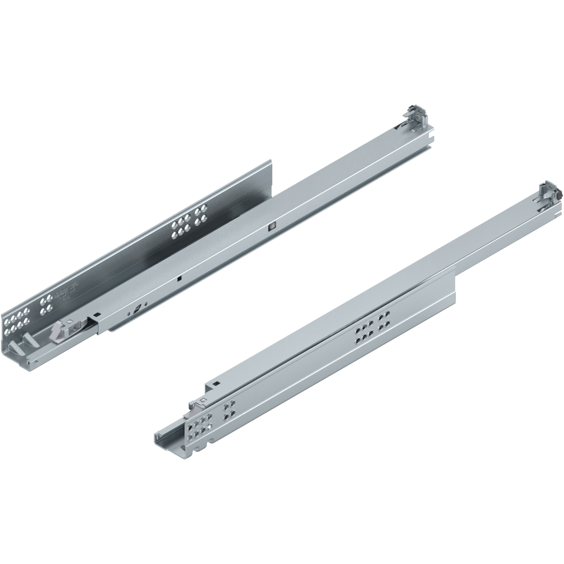 TANDEM do TIP-ON Pełny wysuw, Prowadnica, 30 kg, dł.=550 mm, do Grubość płyty 17-19 mm, wymaga sprzęgła, lewa/prawa, cynkowana
