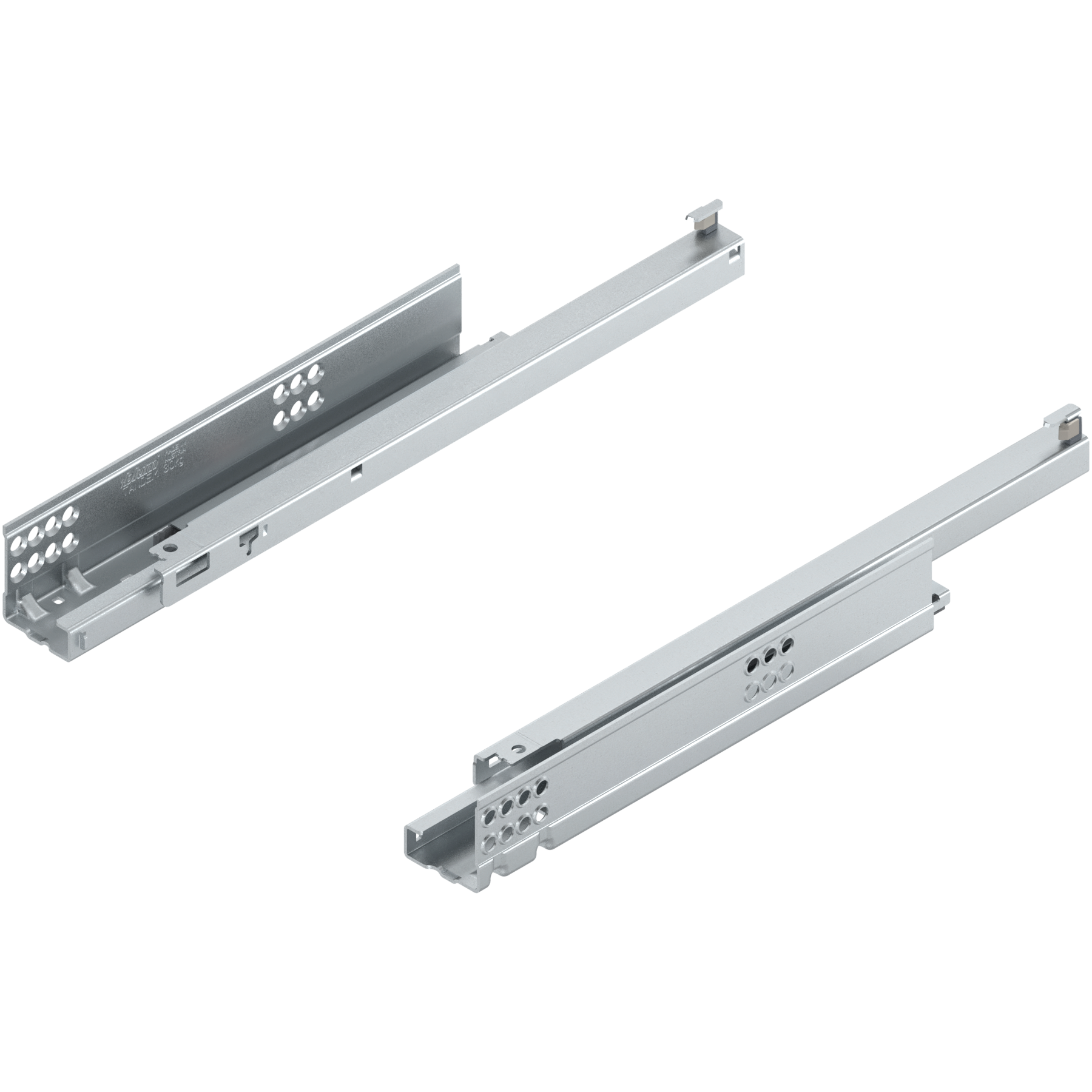 TANDEM TIP-ON Częściowy wysuw, Prowadnica, 30 kg, dł.=350 mm, wymaga sprzęgła, lewa/prawa, cynkowana