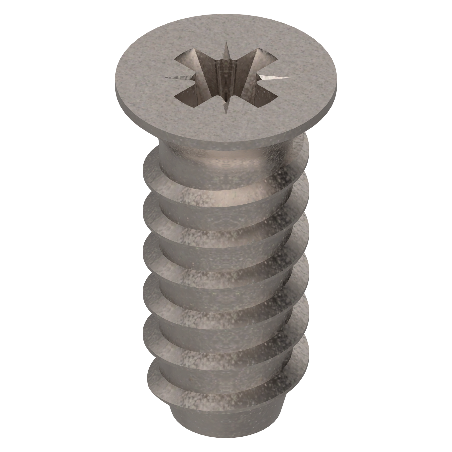 wkręt EURO, łeb wpuszczany, Ø6 mm, dł.: 14.5 mm, niklowany