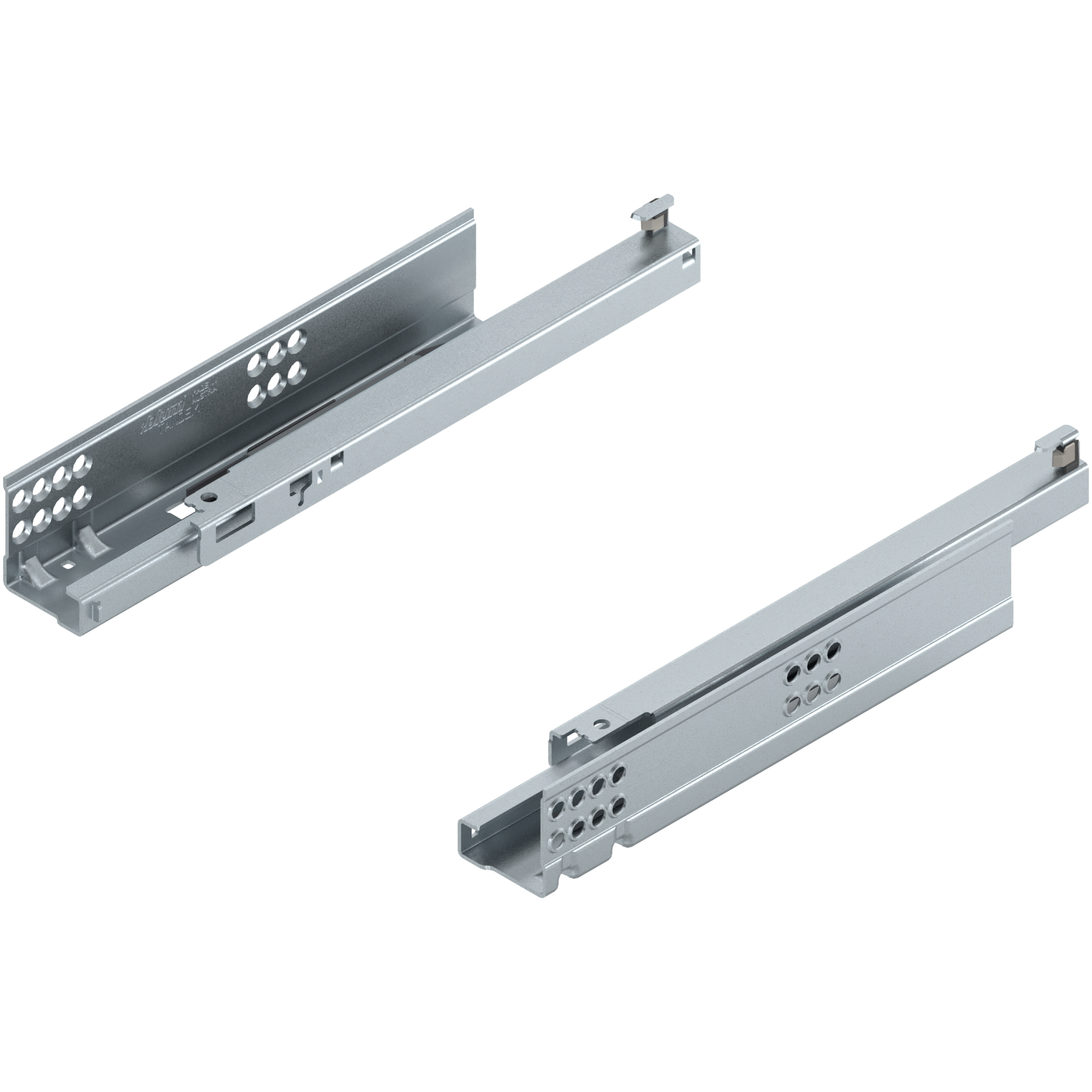 TANDEM BLUMOTION Częściowy wysuw, Prowadnica, 30 kg, dł.=270 mm, do Grubość płyty 17-19 mm, wymaga sprzęgła, lewa/prawa, cynkowana