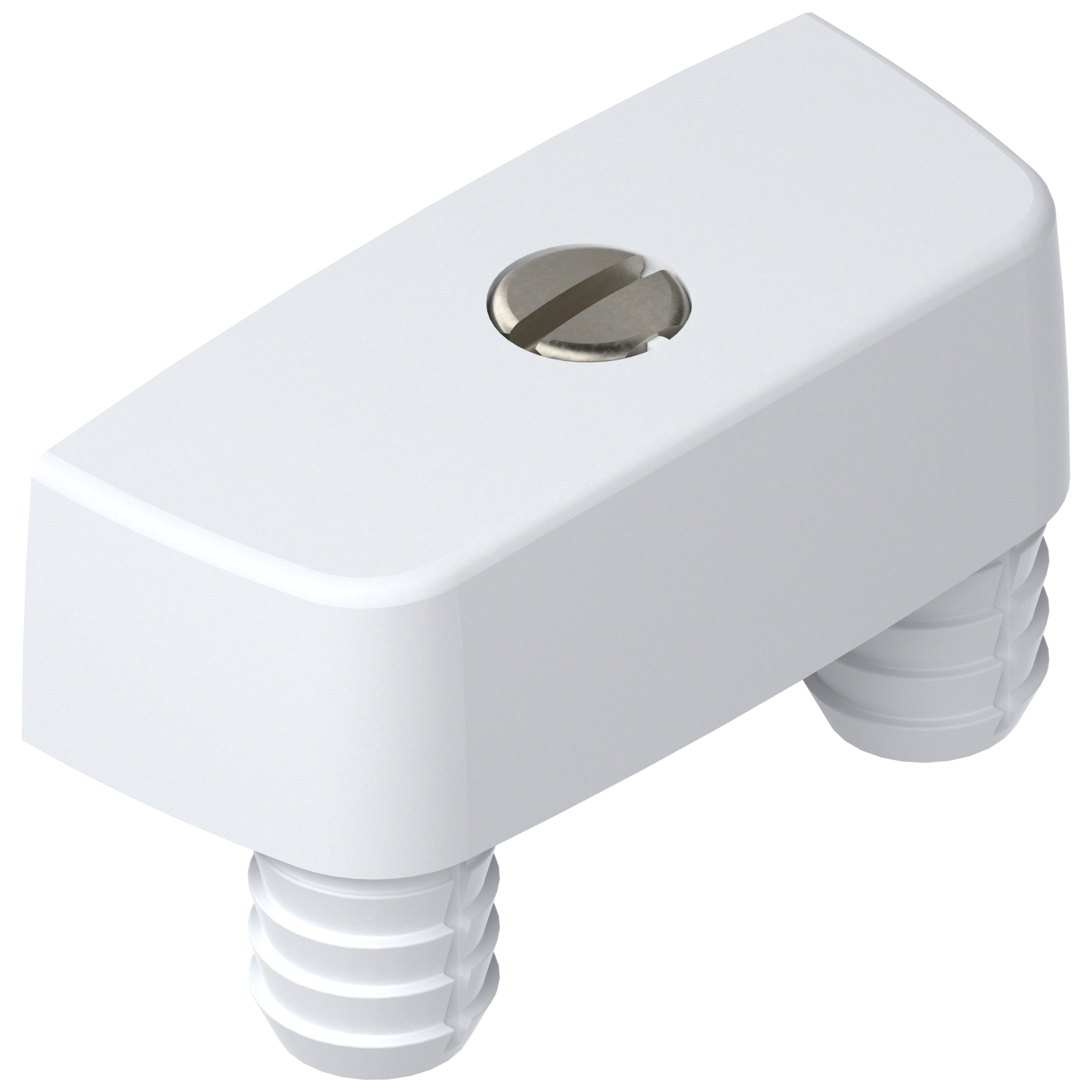 Obudowa złącza, tworzywo, wciskane, Biała