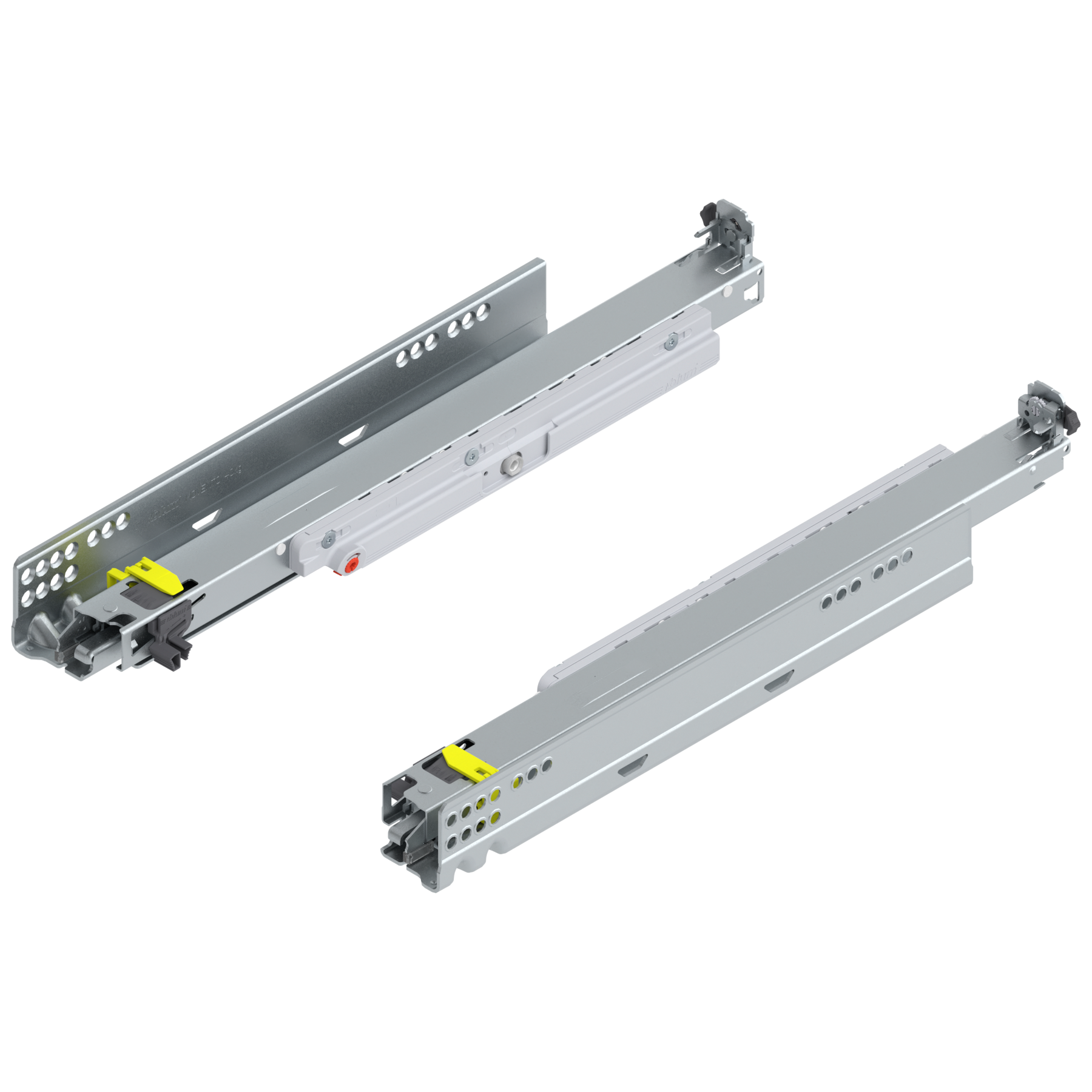 MOVENTO z TIP-ON, pełny wysuw, prowadnica, 40 kg, dł.=420 mm, wymaga sprzęgła, lewa/prawa, cynkowana